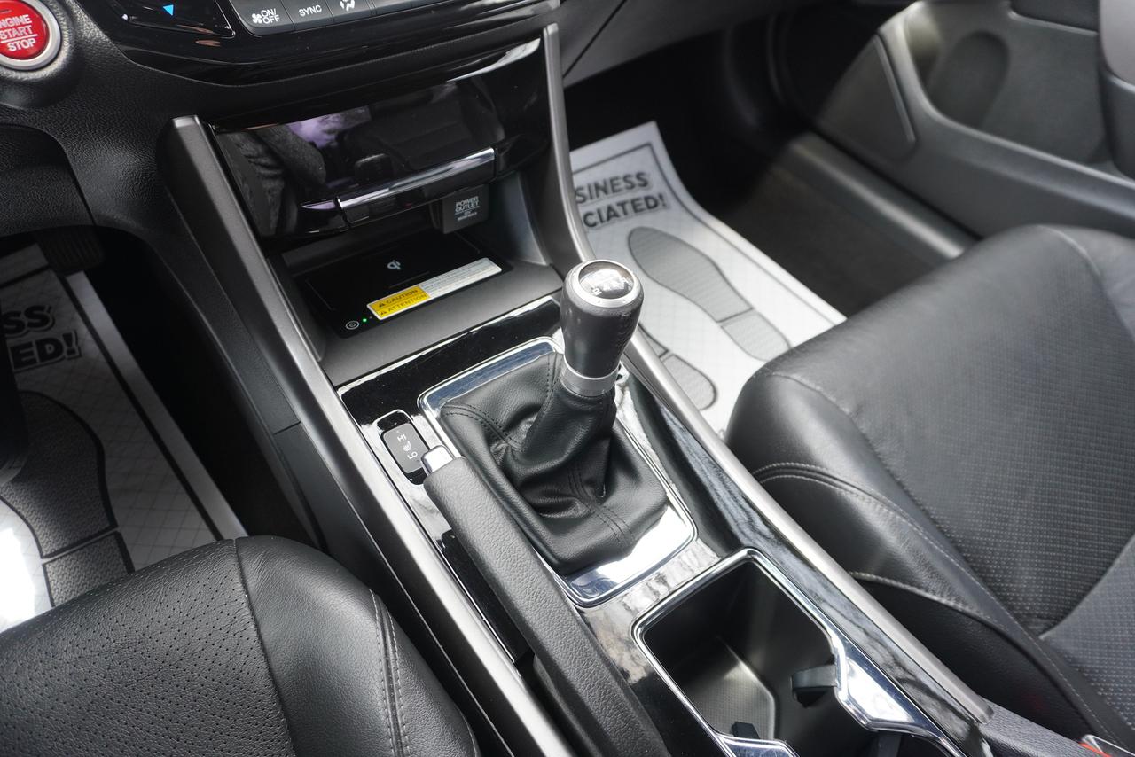 2016 Honda Accord 1 OWNER / TOURING / 6 SPEED MANUAL / V6/ LOCAL CAR Photo