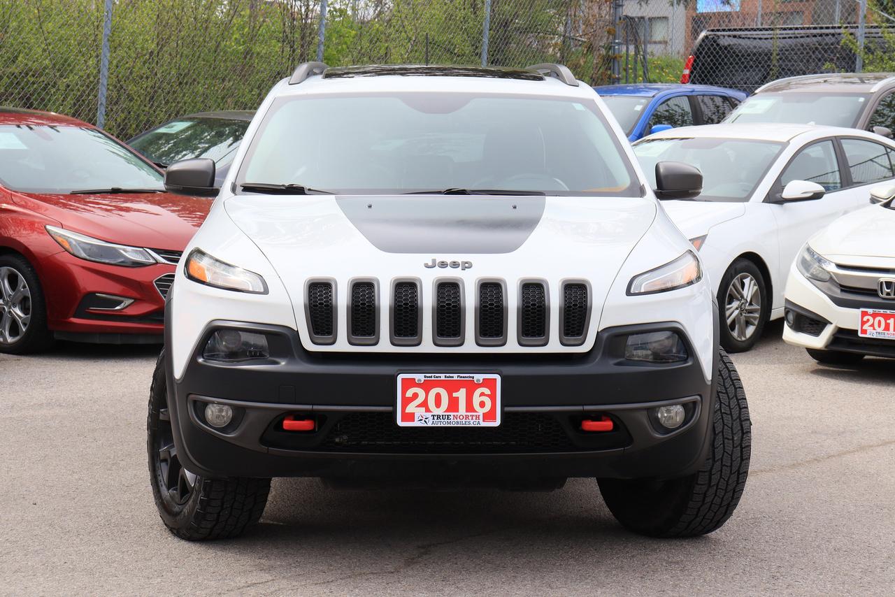 2016 Jeep Cherokee Trailhawk | 4x4 | Leather | Pano Roof | Cam & More Photo