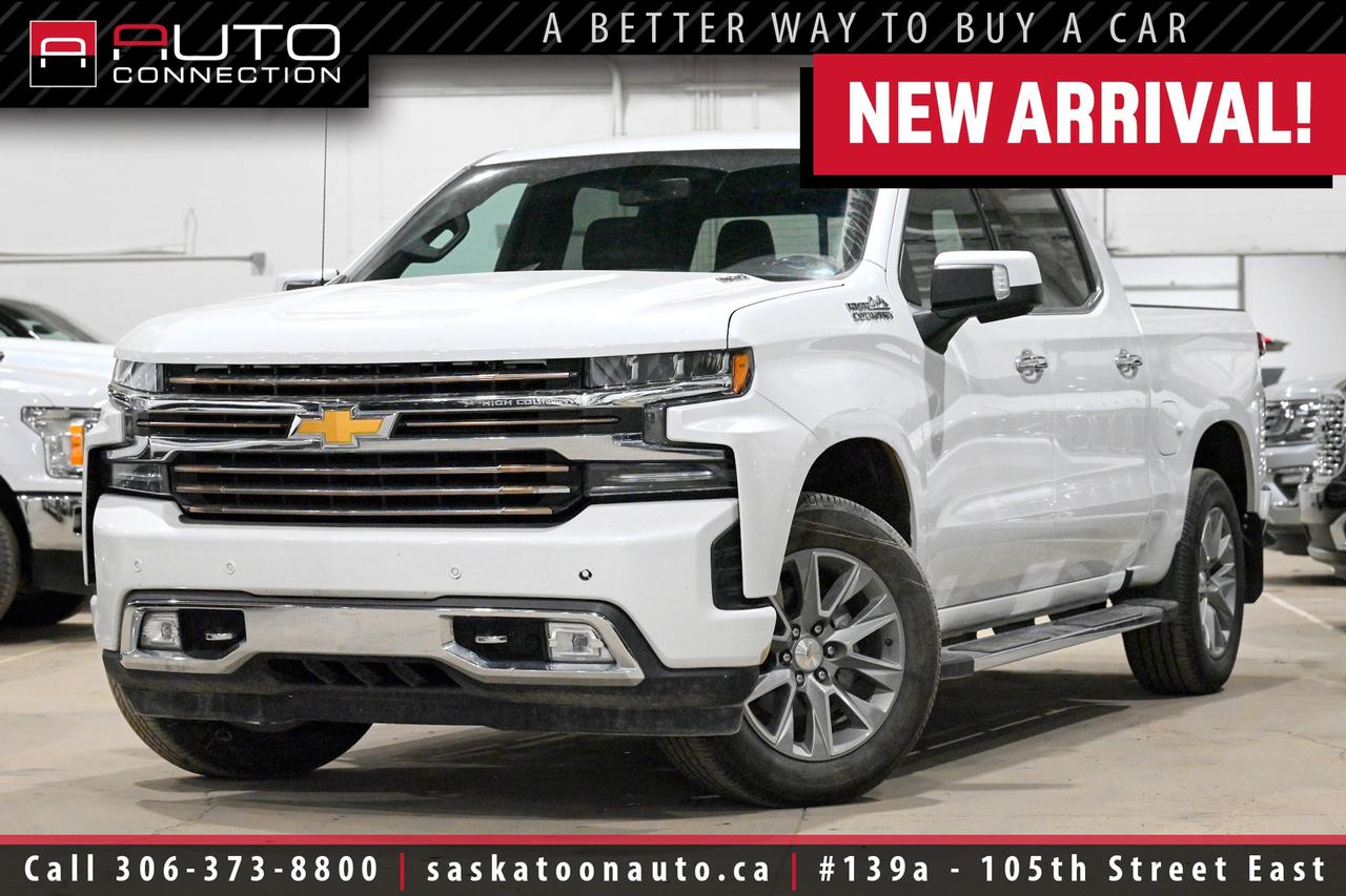 <p><span><b><font color=#000000><span>Financing & Warranty Available!</span><span><br></span></font></b></span><span><br></span><span>Crew Cab w/ 5.8ft. Box - Accident Free - 3.0L Turbo Diesel</span><span><br></span><span><br>This <b>2021 Chevrolet Silverado 1500 High Country</b> brings together premium comfort, proven Duramax diesel power, and the confidence of a true 4x4 truck built for Saskatchewan roads and beyond. Finished in striking Iridescent Pearl Tricoat with a Jet Black and Umber perforated leather interior, it delivers a refined look that stands out while still feeling every bit like a hard-working Silverado. Under the hood, the 3.0L Duramax Turbo Diesel paired with a 10-speed automatic transmission gives you impressive torque, smooth performance, and efficient capability whether you are commuting, towing, or heading out for the weekend. With the Z71 Off-Road Package, skid plates, off-road suspension, hill descent control, and the Advanced Trailering Package, this High Country is ready for demanding conditions and serious hauling. Inside, heated and cooled front seats, heated rear seats, a heated steering wheel, remote start, and wireless charging create a cabin that is comfortable and convenient in every season. The Chevrolet Infotainment 3 Premium system with navigation, Apple CarPlay, Android Auto, an 8-inch HD touchscreen, and Bose premium audio keeps every drive connected and enjoyable. Confidence comes standard with features like front and rear park assist, HD rear vision camera, lane change alert with side blind zone alert, and rear cross traffic alert. Practical upgrades such as the power release tailgate, Chevytec spray-on bedliner, power-folding heated mirrors with memory, and power-sliding rear window make daily use even easier. Accident free, regularly maintained, and local to Saskatchewan, this Silverado High Country is a standout choice for drivers who want luxury, capability, and lasting value in one exceptional truck.<br><br></span><span>Key Features:</span><span><br></span><span><br>- 4x4<br>- Z71 Off-Road Package<br>- Cooled & Heated Front Seats<br>- Heated Rear Seats<br>- Heated Steering Wheel<br>- Remote Start<br>- Wireless Charging<br>- Apple CarPlay & Android Auto Compatibility<br>- Navigation<br>- 7-Speaker Bose Premium Sound System w/ Richbass Subwoofer<br>- Front & Rear Park Assist<br>- HD Rear Vision Camera<br>- Lane Change Alert w/ Side Blind Zone Alert<br>- Rear Cross Traffic Alert<br>- Chevrolet Infotainment 3 Premium System w/ 8-Inch HD Touchscreen<br>- Enhanced 8-Inch Multi-Colour Configurable In-Cluster Display<br>- Universal Home Remote<br>- Power-Sliding Rear Window w/ Defogger<br>- Rear Underseat Storage w/ Compartments<br>- Power-Folding Heated Sideview Mirrors w/ Memory<br>- High Intensity LED Reflector Headlamps<br>- Power Release Tailgate<br>- Chevytec Spray-On Bedliner<br>- Advanced Trailering Package<br>- Integrated Trailer Brake Controller<br>- Hitch Guidance w/ Hitch View<br>- Hill Descent Control<br>- Skid Plates<br>- Off-Road Suspension<br>- 3.23 Rear Axle Ratio<br>- 10-Speed Automatic Transmission<br>- 3.0L Duramax Turbo Diesel 6-Cylinder Engine<br><br><b>Exterior Colour:</b> Iridescent Pearl Tricoat<br><b>Interior Colour:</b> Jet Black/Umber Perforated Leather<br><br><b>Manufacturers Brochure:</b> </span><a href=https://static.foxdealer.com/511/2021/02/2021-Chevrolet-Silverado-1500-Medicine-Hat.pdf?utm_source=Web&utm_medium=Brochure&utm_campaign=Silverado%201500 target=_blank><span>https://static.foxdealer.com/511/2021/02/2021-Chevrolet-Silverado-1500-Medicine-Hat.pdf?utm_source=Web&utm_medium=Brochure&utm_campaign=Silverado%201500</span></a><span><br><br></span><span>Unlock a full year of FREE exclusive VIP benefits with your purchase! Enjoy 20% off labor, 25% off tires, free windshield stone chip repairs, and so much more. Visit saskatoonauto.ca/vip-features for all the details.<br></span><span><br>Honesty Pricing eliminates the haggle hassle by providing you with our lowest possible selling price up front. In fact, it is the lowest price in our market, and we will prove it by disclosing a comprehensive market report of what our competitors are selling similar vehicles for.<br></span><span><br>This vehicle meets our Diamond Certification standard, which begins by selecting only premium quality vehicles and subjecting them to a much more comprehensive inspection process than typical dealerships use. Diamond Certified ensures a clean history, exceptional appearance and problem-free operation.<br></span><span><br>At Saskatoon Auto Connection we sell pre-owned automobiles the way we would like to buy them ourselves. Since 2008, we have been dedicated to providing the highest level of integrity and transparency in our industry, in combination with the highest quality vehicles at the most competitive prices in Saskatchewan. Our friendly staff is ready to positively redefine your expectations of the pre-owned automobile space.</span><span></span></p>