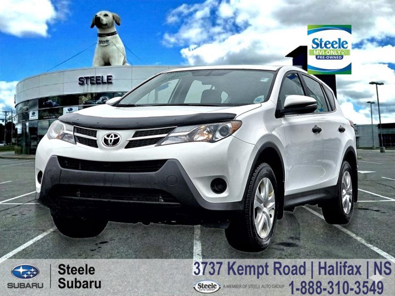 2013 Toyota RAV4 LE | FWD Efficiency | Spacious Interior | Reliable 2.5L | MVI OnlyThis RAV4 keeps things simple and practical for day-to-day driving in Halifax, whether its an easy run across the MacKay Bridge or a steady cruise out toward the Bedford Basin on a long summer evening. Its a no-nonsense SUV built for getting around comfortably without overcomplicating things.As the LE trim, this RAV4 is powered by a dependable 2.5L 4-cylinder engine paired with an automatic transmission and front-wheel drive, offering smooth, predictable performance with strong fuel efficiency for daily use. The driving feel is stable and straightforward, with good road visibility and a comfortable ride that suits commuting and longer highway trips around Nova Scotia. With low mileage for its year and a very clean overall condition, it stands out as a well-kept example of a practical compact SUV. As an MVI-only vehicle, it has already been inspected and provides a clear, known starting point for a buyer looking for affordable, reliable transportation this season.Performance & SafetyFront-wheel drive2.5L 4-cylinder engine with automatic transmissionTraction control systemStability controlAnti-lock braking systemComfort & TechCloth upholsteryAir conditioningBluetooth connectivityPower windows and locksKeyless entryReach out to Steele Subaru in Halifax to schedule a test drive and see if this RAV4 is the right fit as a dependable daily driver or a budget-friendly way to stay on the road this Nova Scotia summer.MVI ONLYThis vehicle is part of our MVI Only Used Cars inventory an affordable option for buyers who dont mind a little elbow grease. Like a fixer-upper home, these vehicles might need some TLC after purchase, but theyve all been fully inspected and come with a valid 2-year Nova Scotia Motor Vehicle Inspection (MVI). A copy of the inspection report and a list of any recommended or required work will be provided. We also include a Carfax Vehicle History Report for full transparency. These vehicles are priced for immediate sale and offer a great opportunity for the right buyer to get on the road at a budget-friendly price.Disclaimer: While every effort has been made to identify and disclose known or visible issues during our inspection process, additional repairs may be required. Symptoms such as warning lights, abnormal noises (including squeaks, rattles, or whines), or performance concerns may require further diagnosis. Please note that sealed components such as engines, transmissions, and clutches are not dismantled or internally inspected. It is the sole responsibility of the purchaser to address any repairs or maintenance needs beyond those required to meet the standards of a valid Nova Scotia Motor Vehicle Inspection (MVI). We also recommend that purchasers obtain an independent inspection of the vehicle prior to purchase.Cloth, Air Conditioning, AM/FM radio, CD player, Dual front impact airbags, Dual front side impact airbags, Electronic Stability Control.