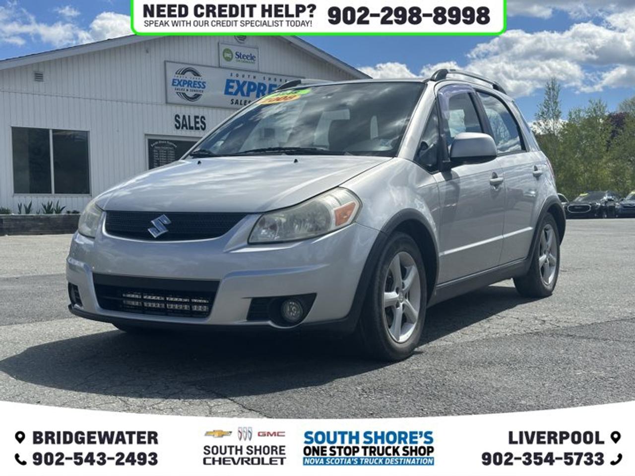 Awards: * 2008 KBB.com Top 10 Coolest New Cars Under $18,000 Recent Arrival! Silver Ice 2008 Suzuki SX4 JLX For Sale, Bridgewater AWD 5-Speed Manual with Overdrive 2.0L I4 DOHC 16V AWD, 9 Speakers, ABS brakes, Air Conditioning, Alloy wheels, Block heater, Brake assist, CD player, Driver door bin, Driver vanity mirror, Electronic Stability Control, Front anti-roll bar, Front Bucket Seats, Front fog lights, Front wheel independent suspension, Heated door mirrors, Illuminated entry, Leather steering wheel, Panic alarm, Power door mirrors, Power steering, Power windows, Rear window defroster, Rear window wiper, Remote keyless entry, Roof rack: rails only, Speed control, Split folding rear seat, Tachometer, Tilt steering wheel, Variably intermittent wipers. Reviews: * Those with slight nonconformist leanings who need a practical daily transporter but also want a serious dose of driving fun---and demand it all at an attractive price---will be impressed with the attributes of the new SX4 Sport. Source: KBB.com