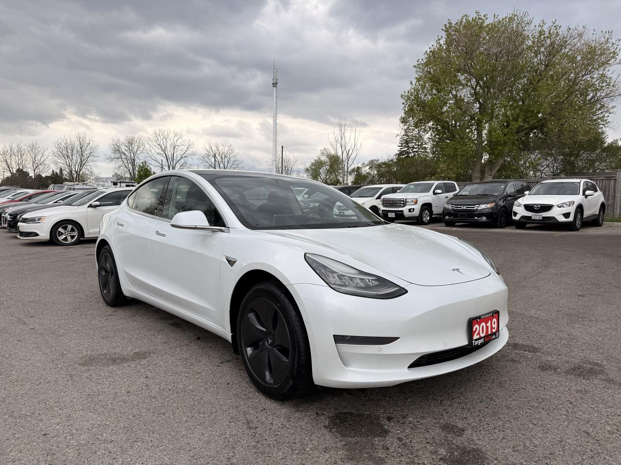 <p>Drive into the future with this stunning white 2019 Tesla Model 3 Standard Range, now available at Target Auto Centre. Experience the thrill of electric driving combined with Teslas signature minimalist design and cutting-edge technology. This sleek sedan boasts a comfortable black interior, perfect for your daily commute or weekend adventures. With its automatic transmission and rear-wheel drive, youll enjoy a smooth and responsive ride every time you get behind the wheel.&nbsp;This isnt just any electric car; its a statement. With 147,310 kilometers on the odometer, this Tesla has been meticulously cared for and is ready for its next chapter. The Clean CARFAX report assures you of its excellent history, giving you peace of mind as you explore the open road. At Target Auto Centre, were proud to offer vehicles that redefine your driving experience.</p><hr><p><strong>CERTIFIED PRE-OWNED VEHICLE | BUY WITH CONFIDENCE</strong></p><p>&nbsp;- Ontario Safety Standards Certificate Included<br>- 30 Day / 1,000 KM Safety Warranty Included<br>- Fully Detailed Prior to Delivery<br>- CARFAX Vehicle History Report Available</p><hr><p><strong>FINANCING MADE SIMPLE | ALL CREDIT WELCOME</strong></p><p>&nbsp;- $0 Down Payment Options Available<br>- Competitive Rates Through Trusted Lenders<br>- Fast Approvals | Simple Application Process<br>- On-site Financing Assistance<br>- Good Credit | Bad Credit | No Credit Options<br>- Apply Now</p><hr><p><strong>VALUE AND TRANSPARENCY | WHY CHOOSE US</strong></p><p>- Price Plus HST & Licensing Only<br>- No Additional Fees | All-In Pricing<br>- Same Price Cash or Finance<br>- Extended Warranty Protection Plans Available<br>- Autotrader Best Priced Dealer Award (2024)<br>- Competitive Market Value on Trade-ins<br>- We&rsquo;ll Buy Your Car &mdash; No Purchase Required<br>- Know Someone Looking For a Vehicle? Get a Referral Award<br>- Open 7 Days a Week</p><hr><p><strong>ABOUT TARGET AUTO CENTRE</strong></p><p>Target Auto Centre has been proudly serving London, Ontario and surrounding areas for over 20 years, offering over 150 quality pre-owned vehicles and a constantly updated selection to choose from. We focus on providing competitive pricing, clear information, and a straightforward buying process so you know exactly what to expect from start to finish.</p><p>Cars For Everyone! We offer a wide selection of vehicles to fit every lifestyle, need, and budget. Our inventory includes cars, trucks, SUVs, and vans from trusted brands such as Ford, Chevrolet, Toyota, Honda, Nissan, BMW, Mercedes-Benz, Audi, Lexus, Acura, Hyundai, Kia, Mazda, Volkswagen, Jeep, RAM, GMC, Subaru, and more. With new arrivals regularly, there&rsquo;s always something for everyone.</p><p>As a proud member of the Used Car Dealers Association of Ontario (UCDA), we are committed to operating with honesty, transparency, and professionalism in every transaction. Our goal is to make your vehicle purchase as simple and stress-free as possible, while delivering the level of service our customers continue to trust. Come visit us today and see why were the preferred choice for pre-owned vehicles in London and the surrounding areas. We look forward to earning your business!</p>