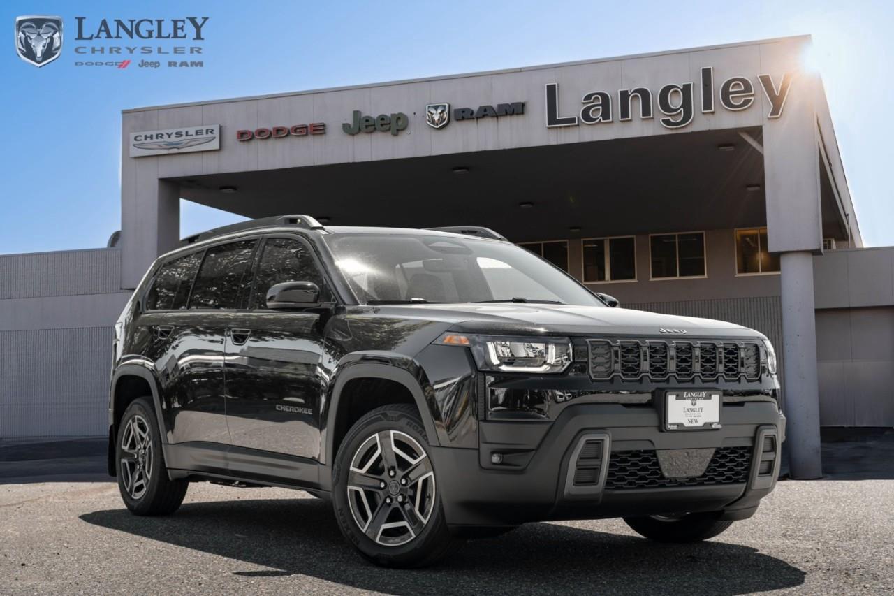 <p><strong>2026 Jeep Cherokee Limited 4x4</strong></p><p>The 2026 Jeep Cherokee Limited returns as a refined hybrid SUV, combining premium luxury with an all-new high-efficiency powertrain. This model focuses on a sophisticated driving experience, featuring an upscale interior with perforated leatherette seating and a suite of advanced digital displays for the modern commuter.</p><p></p><ul><li><p><strong>Engine</strong>: 1.6L EP Turbo I-4 Hybrid (210 hp, 230 lb-ft torque)</p><p></p></li><li><p><strong>Drivetrain</strong>: Jeep Active Drive I 4x4 with Selec-Terrain® Management</p><p></p></li><li><p><strong>Efficiency</strong>: Estimated combined fuel economy of 6.3 L/100 km</p></li><li><p><strong>Max Towing</strong>: Up to 1,587 kg (3,500 lbs), leading the hybrid mid-size class</p><p></p></li><li><p><strong>Technology</strong>: 12.3-inch Uconnect® 5 NAV touchscreen and wireless charging pad</p><p></p></li><li><p><strong>Key Features</strong>: Dual-pane panoramic sunroof, power liftgate, and 18-inch polished aluminum wheels</p><p></p></li></ul><p>Come book a test drive at Langley Chrysler, conveniently located in Langley, British Columbia.</p>*All new vehicle purchases are plus the PDI accessory installs and any price increases provided by the manufacturer. For trucks the accessories will include wheel locks, spray-in liners, and mud flaps. For all other vehicles, wheel locks are standard, other equipment may apply. Confirm with the dealer.

<p>*All prices are net of all manufacturer incentives and/or rebates and are subject to change by the manufacturer without notice. All prices plus applicable taxes, applicable environmental recovery charges, documentation of $599 and full tank of fuel surcharge of $76 if a full tank is chosen.<br />Other items available that are not included in the above price:<br />Tire & Rim Protection and Key fob insurance starting from $599<br />Service contracts (extended warranties) for up to 7 years and 200,000 kms starting from $599<br />Custom vehicle accessory packages, mudflaps and deflectors, tire and rim packages, lift kits, exhaust kits and tonneau covers, canopies and much more that can be added to your payment at time of purchase<br />Undercoating, rust modules, and full protection packages starting from $199<br />Flexible life, disability and critical illness insurances to protect portions of or the entire length of vehicle loan?im?im<br />Financing Fee of $500 when applicable<br />Prices shown are determined using the largest available rebates and incentives and may not qualify for special APR finance offers. See dealer for details. This is a limited time offer.</p>