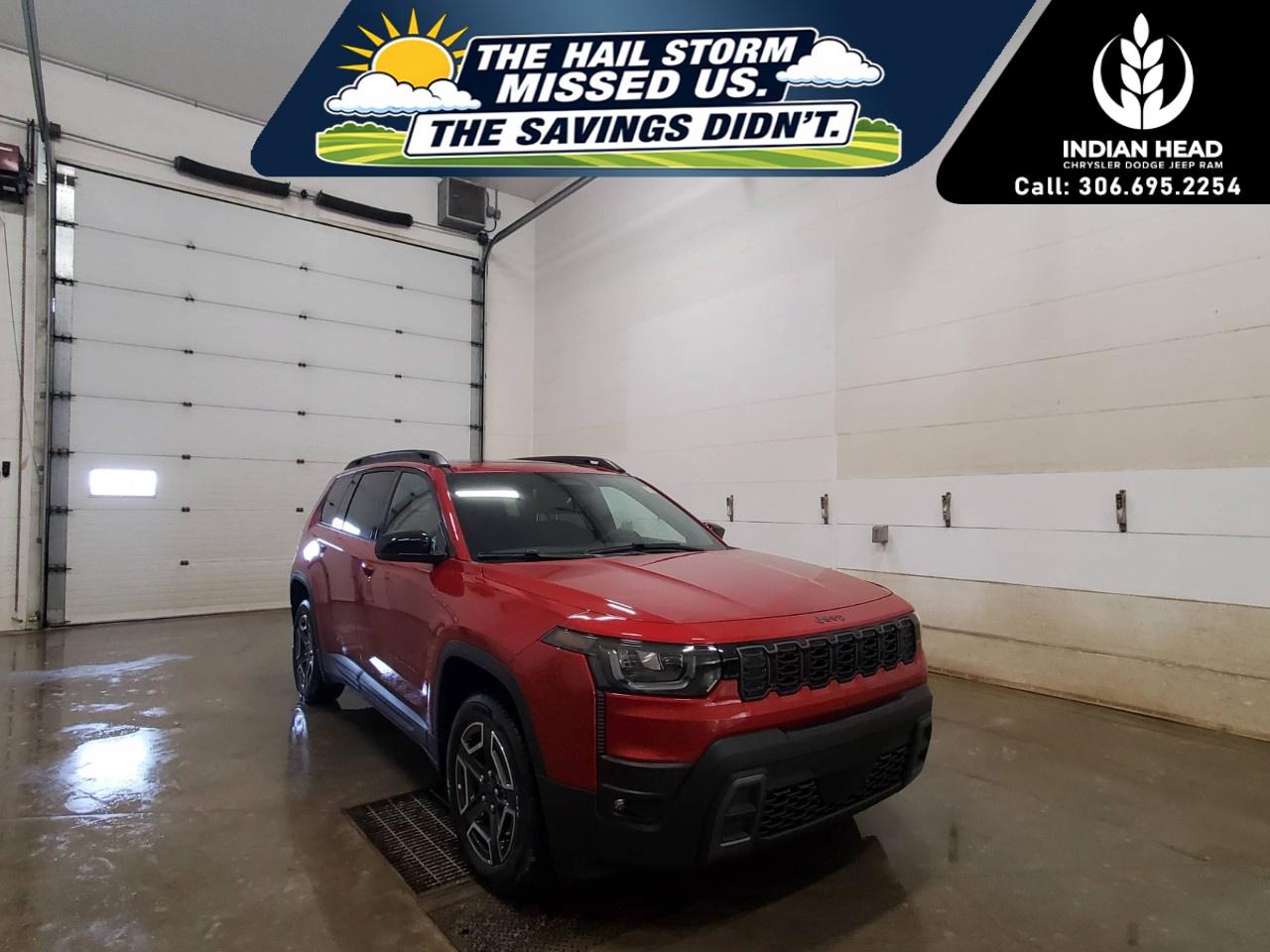 <p>The 2026 Jeep Cherokee Limited 4x4 delivers refined comfort, modern technology, and exceptional fuel efficiency in a stylish and capable SUV package designed for everyday driving and weekend adventures alike.</p><p>Finished in eye-catching <strong>Red Hot Pearl</strong> with a premium <strong>Global Black interior featuring Capri leatherette seats with perforation</strong>, this Cherokee offers upscale styling and a refined cabin experience throughout.</p><p>Power comes from an efficient and responsive <strong>1.6L I-4 Turbo Plug-In Hybrid engine</strong> paired with an <strong>Electronic Variable Transmission (EVT)</strong>, delivering excellent performance along with impressive fuel economy and plug-in hybrid capability.</p><p>This Cherokee Limited is loaded with premium features including <strong>heated front seats, heated steering wheel, dual-zone automatic climate control, remote start, wireless charging pad, power liftgate, and passive entry with push-button start</strong>.</p><p>Technology highlights include the large <strong>10.25-inch Uconnect® 5 touchscreen display with navigation, Apple CarPlay®, Android Auto, Alexa Built-In, hands-free communication, HD radio, USB mobile projection, and a premium 9-speaker audio system with subwoofer</strong>.</p><p>Safety and driver assistance features include <strong>Adaptive Cruise Control with Stop and Go, Blind-Spot Monitoring with Rear Cross-Path Detection, Active Lane Management, ParkView® Rear Back-Up Camera, Park-Sense® Front and Rear Park Assist, Drowsy Driver Detection, Full-Speed Forward Collision Warning Plus, and Active Driving Assist</strong>.</p><p>Equipped with the <strong>Customer Preferred Package 23G</strong>, this Cherokee also adds premium comfort features like <strong>power adjustable front passenger seating, power-folding mirrors, leatherette upholstery upgrades, and integrated garage door opener functionality</strong>.</p><p>Additional capability features include <strong>Selec-Terrain® traction management, trailer tow group equipment, Class III receiver hitch, trailer wiring harness, and a dual-pane panoramic sunroof</strong> for added versatility and enjoyment.</p><p>With advanced hybrid efficiency, upscale comfort, modern technology, and Jeep capability, this 2026 Jeep Cherokee Limited 4x4 is ready for wherever the road takes you.</p><p>Please confirm all vehicle details and features with our sales team and start the buying process today at Indian Head Chrysler Dodge Jeep Ram Ltd., conveniently located just 35 minutes east of Regina on the TransCanada Highway.</p>