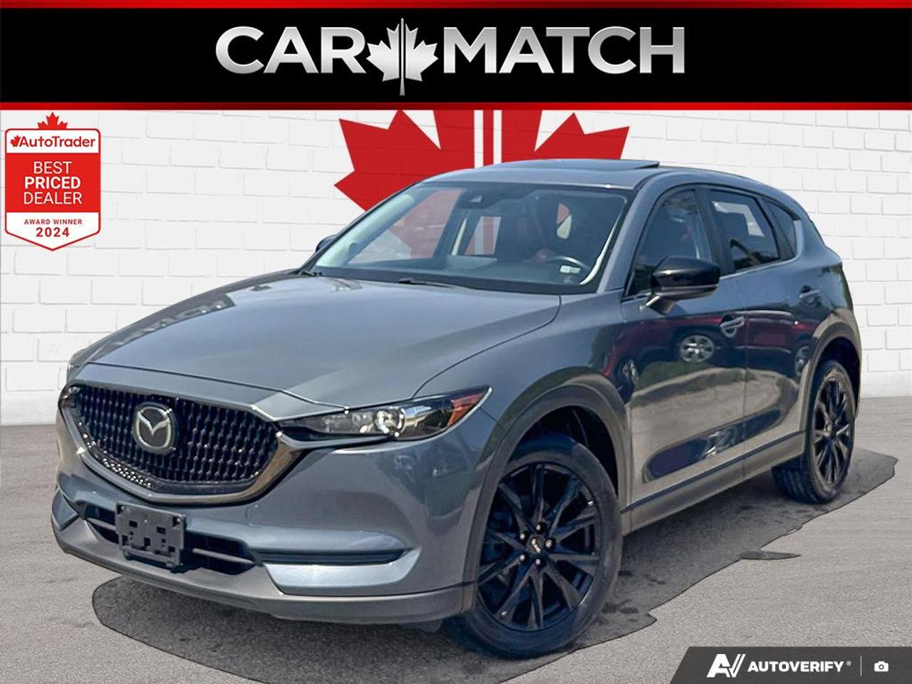 2021 Mazda CX-5 KURO / ONE OWNER / LEATHER / ROOF / AWD /HTD SEATS Photo0