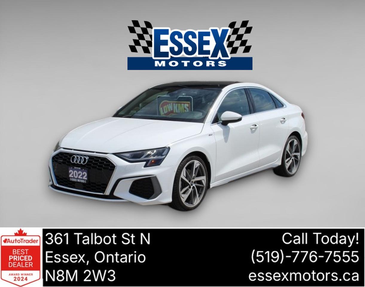 2022 Audi A3 Hybrid*AWD*Heated Leather*Moon Roof*Surround Cam Photo