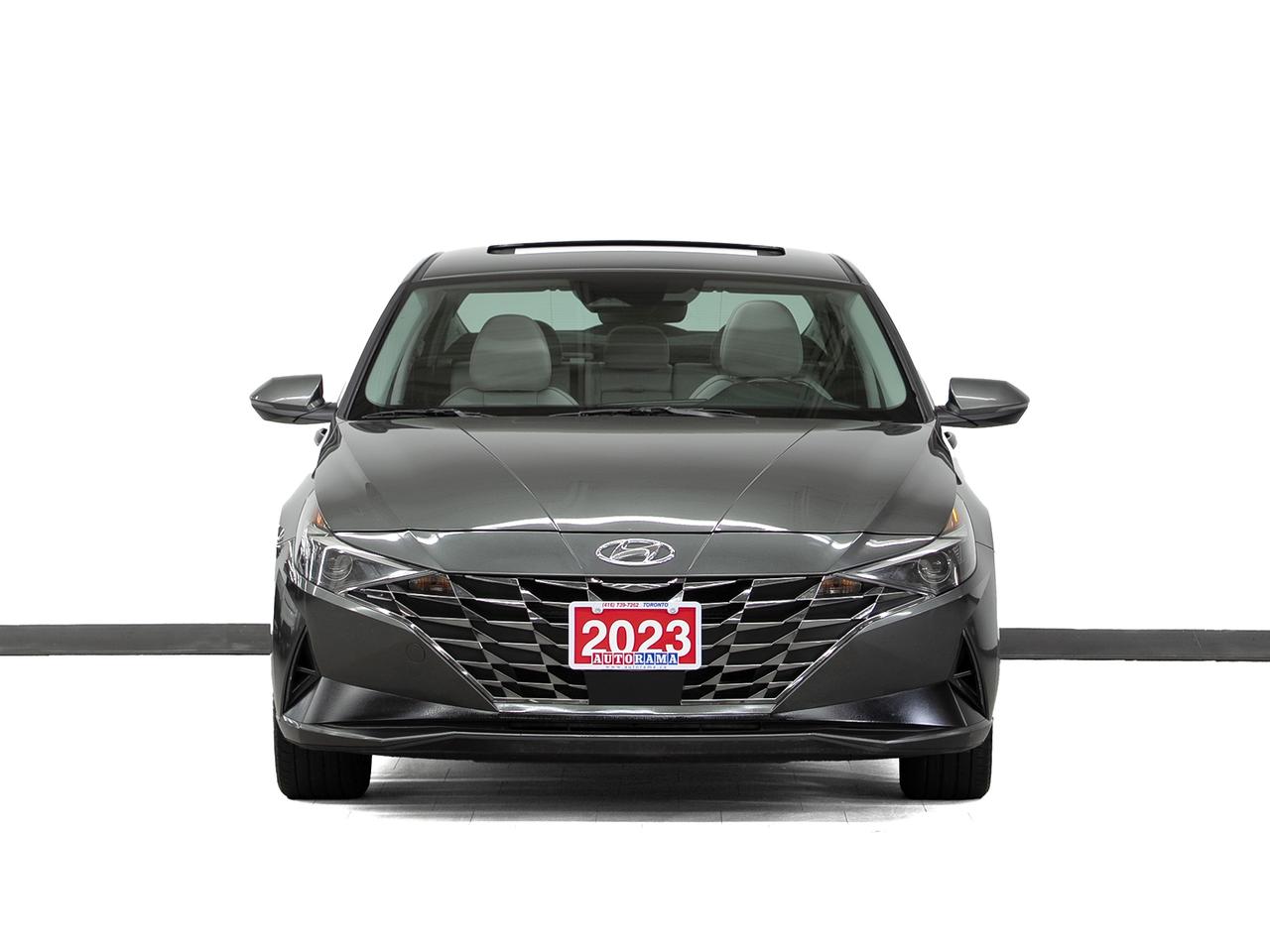 2023 Hyundai Elantra LUXURY | Nav | Leather | Sunroof | ACC | CarPlay