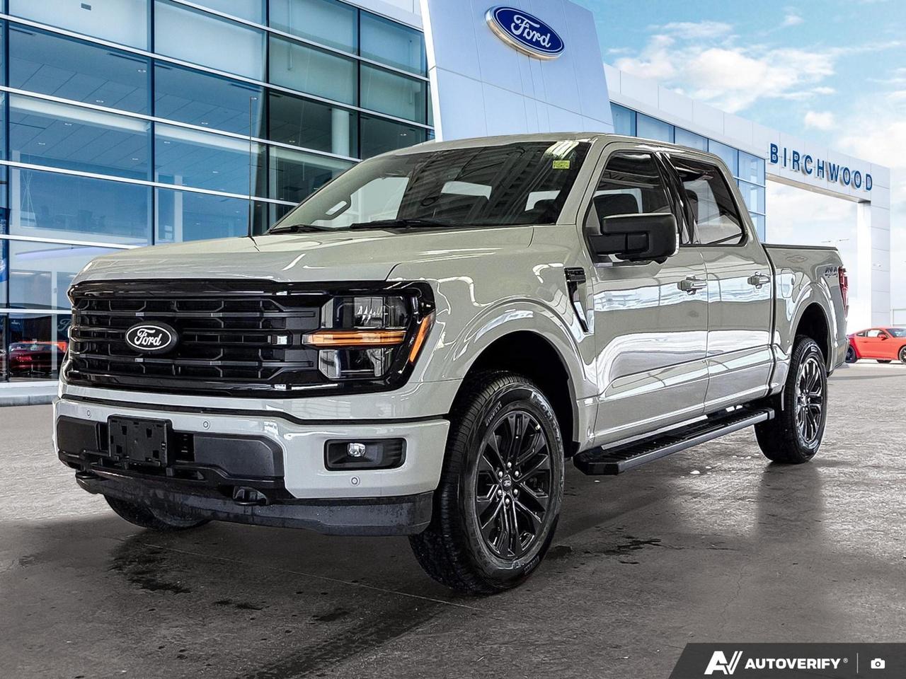 The 2026 Ford F-150 XLT in Avalanche is ready to work as hard as you do. Equipped with the 302A package, Black Appearance Package, and Mobile Office Package, this truck is purpose-built for drivers who demand both capability and command on the job site or the open road. With just 780 km on the odometer, this is as close to new as it gets.

Key Features:
- 302A Package with Black Appearance and Mobile Office Package upgrades
- 2.7L EcoBoost V6 engine paired with a smooth automatic transmission
- 4WD with Part-Time Four-Wheel Drive for confident off-road and all-weather capability
- BLIS Blind Spot Information System with Cross-Traffic Alert and Reverse Brake Assist
- Collision Mitigation-Front for added peace of mind in stop-and-go traffic
- Class IV Towing Equipment including hitch and Trailer Sway Control
- Autolamp Auto On/Off LED Low/High Beam headlamps with Auto High-Beam
- 60/40 Folding Split-Bench rear seat for flexible cargo and passenger configurations

At Birchwood Ford, were committed to making your vehicle purchase straightforward and rewarding. Reserve this F-150 online, start your purchase at birchwoodford.ca, or contact us directly to book a test drive. Our team is here to answer any questions and help you get into the right truck for the job.
Birchwood Ford is your choice for New Ford vehicles in Winnipeg. 

At Birchwood Ford, we hold ourselves to the highest standard. Our number one focus is customer satisfaction which has awarded us the Ford of Canadas Presidents Award for 5 consecutive years. This honour is presented to Ford dealers that have proven outstanding results in Sales and Customer Service Excellence.

Are you a newcomer to Canada, recent graduate, first time car buyer or physically challenged? Ask us about our exclusive rebates and how they may apply to you.
 
Interested in seeing/hearing more? Book a test drive or give us a call at (204) 661-9555 and we can help you with whatever you need!

Dealer permit #4454
Dealer permit #4454