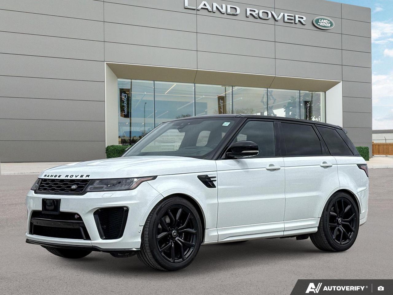 Was new from our store, premium condition with low km and no accidents. You want this. Call for details as it will be available very soon.
The 2019 Land Rover Range Rover Sport SVR is the performance flagship of the Range Rover lineup  a 5.0L supercharged SUV that delivers serious power wrapped in a clean Fuji White exterior with a blacked-out interior. With 70,010 km when traded, this AWD beast is well into its stride and ready for its next chapter.

- 5.0L Supercharged V8 engine with AWD and automatic transmission  SVR-spec performance in a refined package
- Fuji White exterior over a sleek Black interior  a sharp, understated contrast
- Panoramic Roof  floods the cabin with natural light
- Heads Up Display  keeps critical info in your sightline without looking away from the road
- Heated Power Front Seats with Sport Heated Leather Steering Wheel  comfort dialed in for every season
- Smart Device Remote Engine Start  climate-ready before you even step outside
- Blind Spot Monitor, Lane Departure Warning, and Front & Rear Parking Sensors  a full suite of driver assistance tech
- RearView Backup Camera  added confidence in tight spaces

Ready to experience the SVR firsthand? Visit Land Rover Winnipeg at winnipeglandrover.com to reserve this vehicle, begin your purchase online, or book a test drive. Our team is here to answer any questions and make the process straightforward from start to finish.
Explore luxury at an affordable price with our selection of pre-owned vehicles at Land Rover Winnipeg.

Each vehicle is carefully inspected by our expert technicians. Trust in our expertise for your next purchase.

No down payment or trade-in required to get this price. Have a vehicle to trade? Well offer you top dollar, regardless of make or model.

*Financing rates advertised are O.A.C. *Flexible financing available for a variety of makes and models. 

Visit us today or call for a personalized experience:

Phone: 204-452-8030
Website: winnipeglandrover.com  

Dealer Permit #0112
Dealer permit #0112