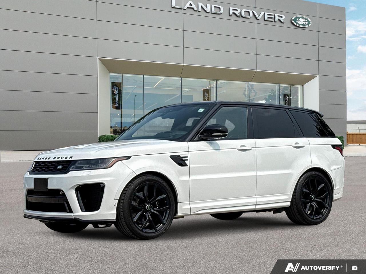 Was new from our store, premium condition with low km and no accidents. You want this. Call for details as it will be available very soon. New Tires
The 2019 Land Rover Range Rover Sport SVR is the performance flagship of the Range Rover lineup  a 5.0L supercharged SUV that delivers serious power wrapped in a clean Fuji White exterior with a blacked-out interior. With 70,010 km when traded, this AWD beast is well into its stride and ready for its next chapter.

In Control Apps
Electronic Air Suspension
Sliding Panoramic Roof
22 Inch Black Wheels with New Tires
Heated and Cooled Front Seats
Heated Rear Seats
Heated Steering Wheel
4 Zone Climate Control
Cabin Air Ionization
Heads Up Display
Soft Door Close
Auto High Beam Assist
Adaptive Cruise Control

Ready to experience the SVR firsthand? Visit Land Rover Winnipeg at winnipeglandrover.com to reserve this vehicle, begin your purchase online, or book a test drive. Our team is here to answer any questions and make the process straightforward from start to finish.
Explore luxury at an affordable price with our selection of pre-owned vehicles at Land Rover Winnipeg.

Each vehicle is carefully inspected by our expert technicians. Trust in our expertise for your next purchase.

No down payment or trade-in required to get this price. Have a vehicle to trade? Well offer you top dollar, regardless of make or model.

*Financing rates advertised are O.A.C. *Flexible financing available for a variety of makes and models. 

Visit us today or call for a personalized experience:

Phone: 204-452-8030
Website: winnipeglandrover.com  

Dealer Permit #0112
Dealer permit #0112