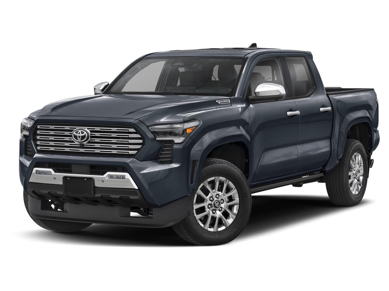 <p>Get ready to experience the future of adventure with the all-new 2026 Toyota Tacoma Hybrid, now available at Smithers Toyota. This isnt just a pickup truck; its a sophisticated blend of rugged capability and cutting-edge technology, designed to conquer any terrain while offering an exceptionally refined driving experience. Whether youre navigating city streets or venturing off the beaten path, the Tacoma Hybrid delivers impressive fuel efficiency without compromising on the power and versatility you expect from a Toyota. Its bold design, featuring a striking black grille and fender flares, hints at the robust performance that lies beneath, while the spacious four-door cab ensures comfort for you and your passengers on every journey.</p>
<p>Step inside the 2026 Tacoma Hybrid and discover a cabin engineered for both luxury and practicality. Premium features like heated and ventilated leatherette-appointed seats, a heated steering wheel, and a head-up display create an environment thats both comfortable and intuitive. The advanced Toyota Safety Sense (TSS) 3.0 suite provides an unparalleled level of confidence, with features like Dynamic Radar Cruise Control and Lane Tracing Assist working to keep you safe and relaxed. From its powerful i-FORCE MAX hybrid powertrain to its advanced off-road suspension and multi-terrain cameras, this Tacoma is built to perform, adapt, and impress.</p>
<p>Here are five of the most exciting features of the 2026 Toyota Tacoma Hybrid:</p>
<ul>
<li><strong>Hybrid Electric Motor & 2.4L Turbo i-FORCE MAX Engine:</strong> Experience exhilarating power and impressive fuel efficiency thanks to this advanced hybrid powertrain, designed for both performance and sustainability.</li>
<li><strong>HEAD-UP DISPLAY:</strong> Keep your eyes on the road and essential information like speed and navigation projected directly onto your windshield for ultimate convenience and safety.</li>
<li><strong>POWER RUNNING BOARDS:</strong> Effortlessly enter and exit your Tacoma with power-deploying running boards that automatically extend and retract.</li>
<li><strong>Toyota Safety Sense (TSS) 3.0:</strong> Drive with peace of mind knowing youre protected by a comprehensive suite of advanced safety and driver-assist technologies, including Collision Mitigation-Front and Blind Spot Monitor.</li>
<li><strong>Heated & Ventilated Front Seats with 8-way Power Adjustment:</strong> Enjoy personalized comfort in any weather with luxurious heated and ventilated front seats that offer a wide range of adjustments for optimal support.</li>
</ul>
<p><strong><em>Powered by AutoIntelligence™</em></strong></p>
<p>Vehicle information has been generated using artificial intelligence and is provided for informational purposes only. While efforts are made to ensure accuracy, please confirm all details directly with the dealer.</p>
