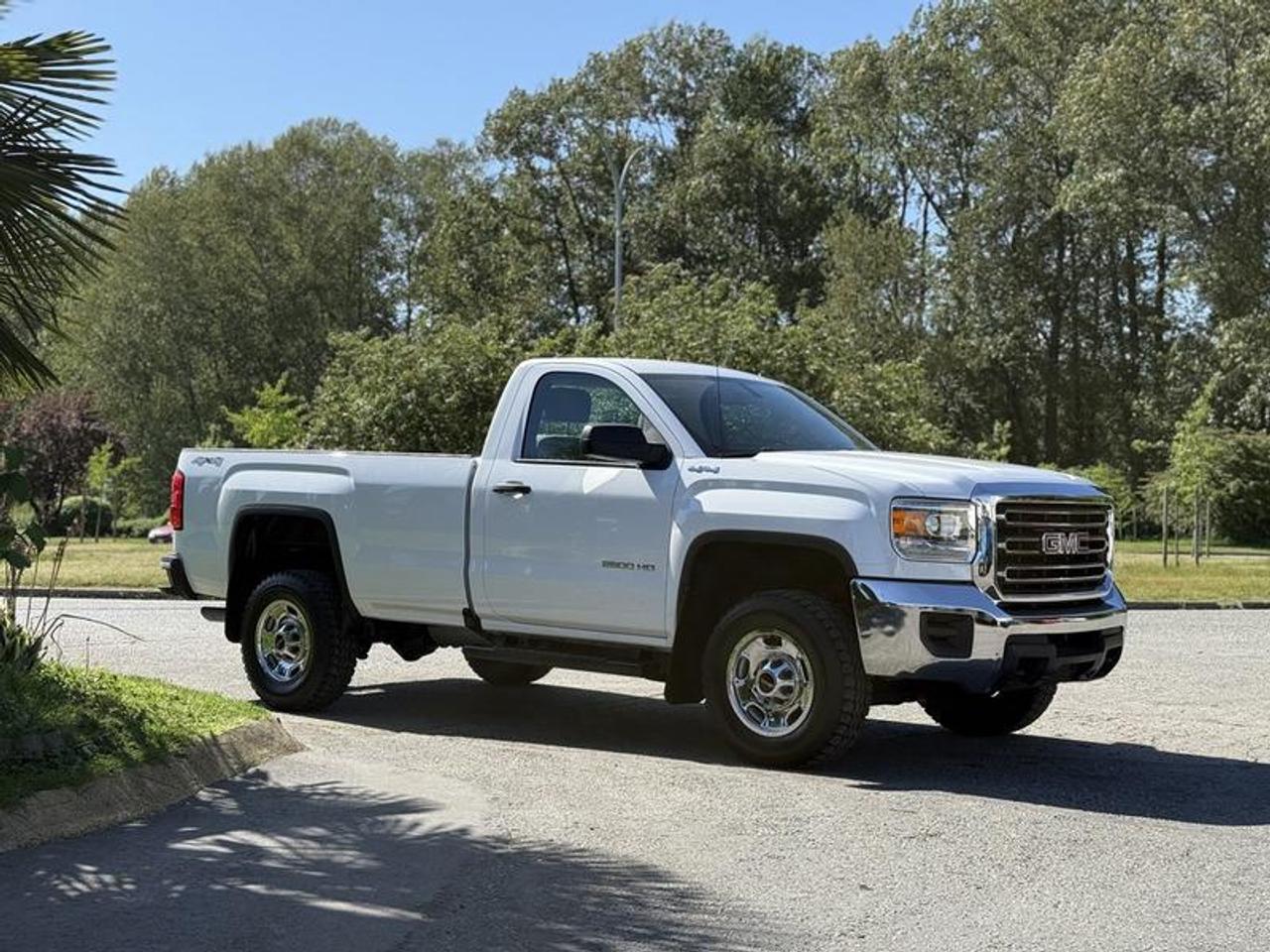 This 2018 GMC Sierra 2500HD Regular Cab pickup is powered by a 6.0L V8 paired with an automatic transmission and four-wheel drive, offering a capable heavy-duty setup for hauling, towing, and work applications. Configured with a long box, it features a trailer hitch receiver, trailer brake controller, and 4x4 selector for added towing and traction capability.

Additional equipment includes 4-wheel ABS, air conditioning and heat, AM/FM radio, power windows, power door locks, and power heated mirrors. Finished in white with a black cloth interior, this heavy-duty pickup offers a straightforward and practical platform suited for commercial, fleet, or everyday work use. This item is currently OFFSITE. You must register an appointment with our office to schedule an offsite viewing. Appointments must be made a minimum of one business day in advance (and as defined by the days that Repo.com is open for business) before your appointment can be scheduled and confirmed. We may, at our own discretion, instead opt to transport smaller items to Repo.coms main yard for viewing purposes.  $36,820.00 plus $375 processing fee, $37,195.00 total payment obligation before taxes.   Listing report, warranty, contract commitment cancellation fee, financing available on approved credit (some limitations and exceptions may apply). All above specifications and information is considered to be accurate but is not guaranteed and no opinion or advice is given as to whether this item should be purchased. We do not allow test drives due to theft, fraud, acts of vandalism and undetectable impaired driving. Instead we provide the following benefits: Complimentary Warranty (with options to extend), Limited Money Back Satisfaction Guarantee on Fully Completed Contracts, Contract Commitment Cancellation, and an Open-Ended Sell-Back Option. Ask seller for details or call 604-522-REPO(7376) to confirm listing availability.