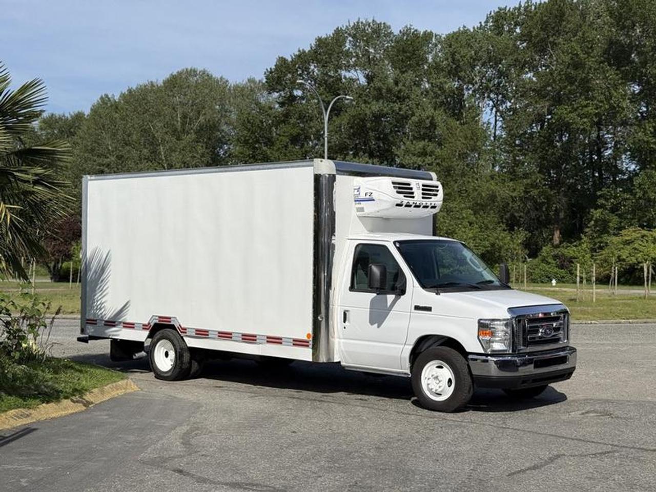 Used 2019 Ford Econoline E-450 16-Foot Reefer Cube Van for sale in Burnaby, BC