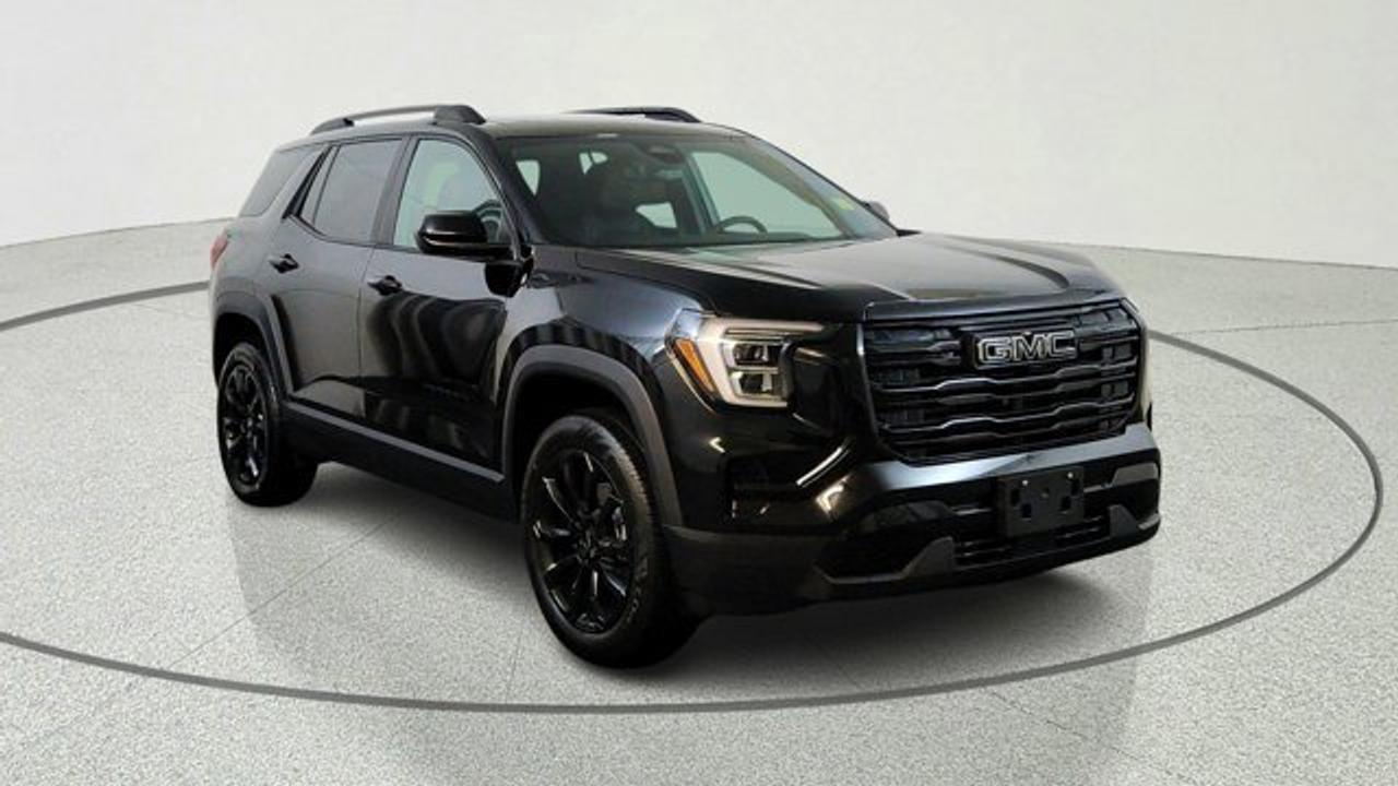 This 2026 GMC Terrain Elevation delivers smooth performance thanks to its efficient 1.5L turbocharged engine and responsive 8-speed automatic transmission. All-wheel drive keeps you steady on snowy Manitoba highways or wet city streets around Winnipeg. Youll appreciate the Black Edition upgrades like dark aluminum wheels, black roof rails, and bold accents that give it a sleek, standout look without sacrificing everyday usability.<br />Inside, enjoy a comfortable cabin with heated front seats, a heated steering wheel, and premium cloth upholstery. The 15-inch infotainment system with Google built-in navigation, wireless Apple CarPlay, and Android Auto makes long drives simple and connected. Active noise cancellation keeps the ride quiet, while practical touches like remote start and a spacious cargo area fit your active lifestyle. A power sunroof lets you take it all in.<br />Safety stands out with advanced driver aids including adaptive cruise control, blind-spot monitoring, and rear cross-traffic braking. The engine block heater is a smart addition for cold starts in our region.