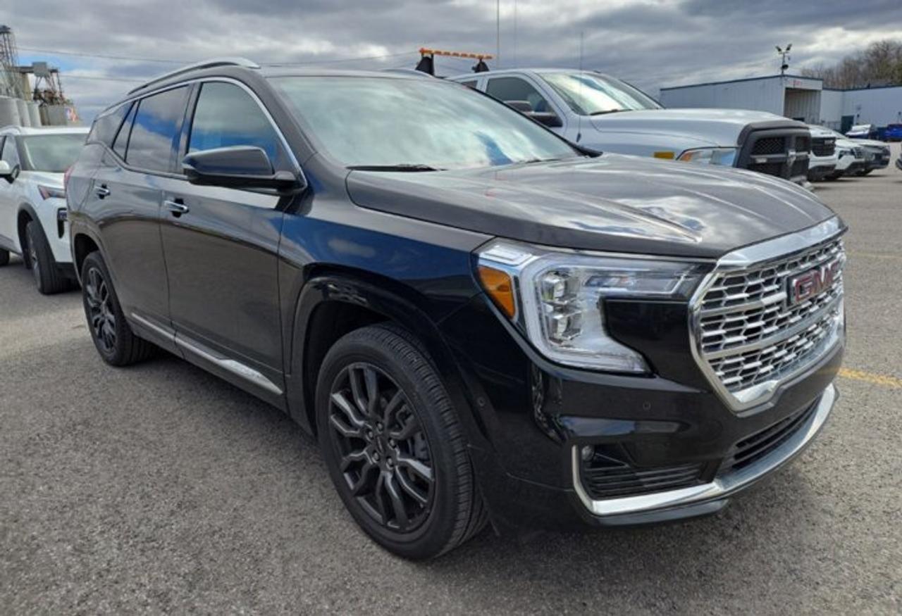 Come see this certified 2024 GMC Terrain Denali AWD | Leather | Sunroof | NAV | HUD | 360 Camera | Adaptive Cruise | Heated Seats and More !. Its Automatic transmission and 1.5L engine will keep you going. This GMC Terrain has the following options: Sunroof, Remote Start, Navigation System, Leather, Heated Steering Wheel, Heads Up Display, Air Conditioning, Adaptive Cruise, Heated Seats, and Tilt Steering Wheel. See it for yourself at Mark Wilsons Better Used Cars, 5055 Whitelaw Road, Guelph, ON N1H 6J4.MASSIVE SELECTION: 500+ vehicles in ONE LOCATION, all Live Market Priced for the best value!STRAIGHTFORWARD & TRANSPARENT PRICING: Our Advertised Price INCLUDES:Safety Certification! (No separate certification fee upcharge).FREE Carfax History Report!NO upcharge for paying cash!CONFIDENCE & PEACE OF MIND: 30-Day/3,000 km Warranty INCLUDED! Plus a 5-Day Exchange Privilege!*EASY FINANCING: Better-than-bank rates, $0 Down, and 3 Months No Payments available OAC. BAD CREDIT APPROVED HERE!WE BUY CARS: Get Top Dollar for your trade, or sell us your vehicle for CASH even if you dont buy ours!www.shopwilsons.comAn Honest, Transparent Buying Experience. Trusted in business since 1961!(Cash Prices Exclude HST and Licensing Fees only.)