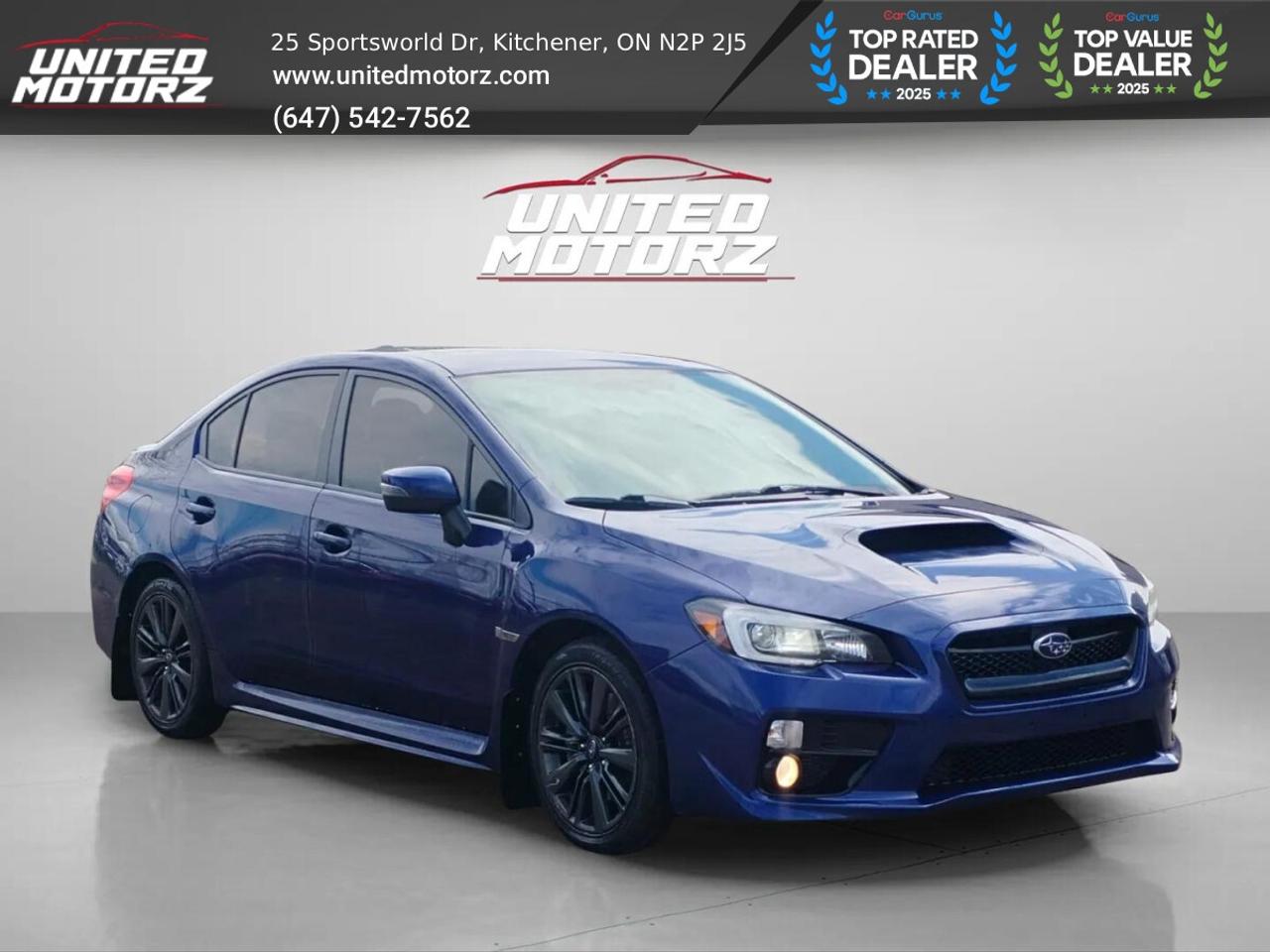 2016 Subaru WRX 4dr Sdn CVT w/Sport Pkg~SAFETY CERTIFIED~ Photo