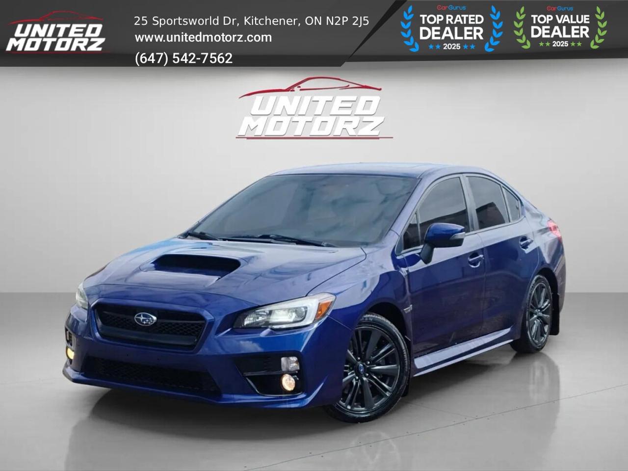 2016 Subaru WRX 4dr Sdn CVT w/Sport Pkg~SAFETY CERTIFIED~ Photo