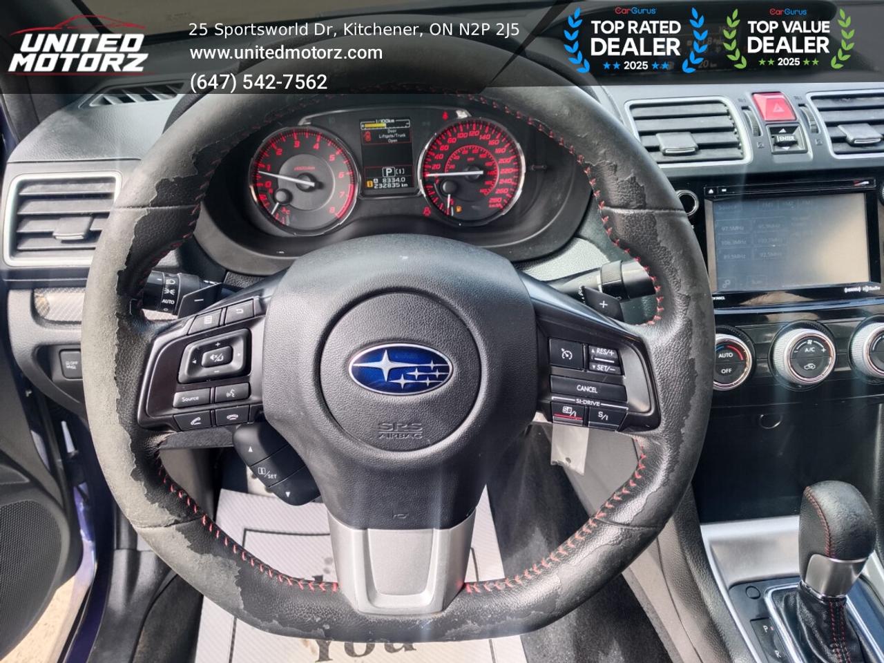 2016 Subaru WRX 4dr Sdn CVT w/Sport Pkg~SAFETY CERTIFIED~ Photo