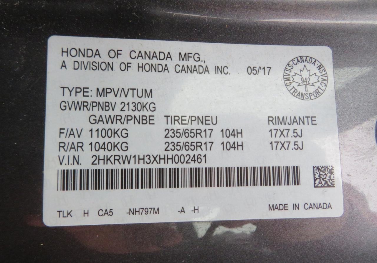 2017 Honda CR-V 2WD 5dr LX Photo