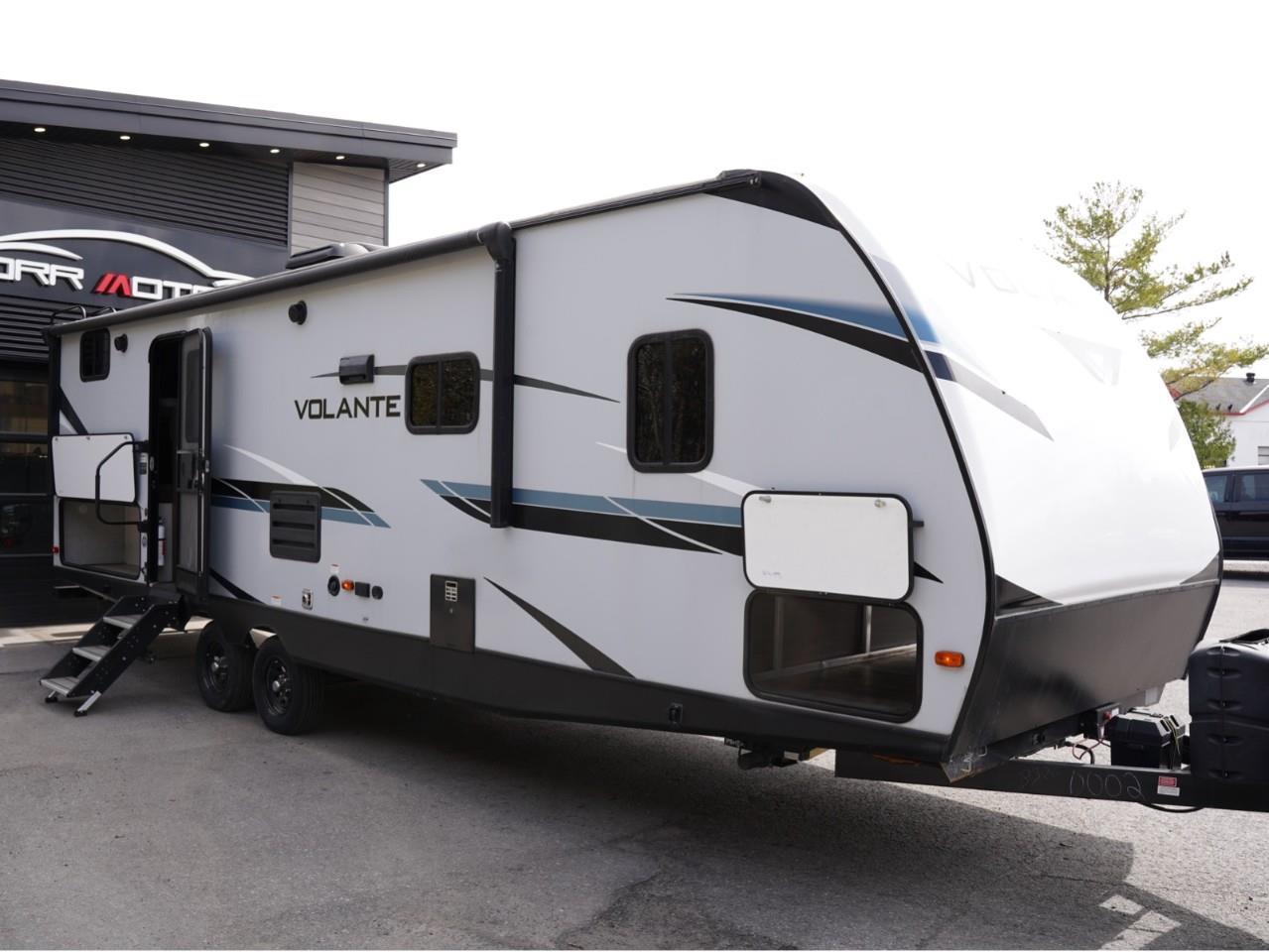 <p>2022 CrossRoads Volante 22BH | Sleeps 9 | King Bed | Bunkhouse | 32' 6" — Family-Sized Adventure, Ready to Roll</p><p>Looking for a spacious, family-friendly travel trailer that doesn't skimp on the comforts of home? This 2022 CrossRoads Volante 22BH sleeps up to 9 and is purpose-built for memorable trips with the whole crew. With a king bed up front, dedicated bunks for the kids, and a single power slide opening up the main living area, there's room to spread out, relax, and actually enjoy the camping experience — not just survive it.</p><p>Inside you'll find a 6'9" interior ceiling, a 13,500 BTU air conditioner to beat the summer heat, a 6-gallon gas/electric DSI water heater, a 12-volt 10.7 cu ft refrigerator, a 3-burner cooktop, and a standard shower. Capacities are generous across the board: 43 gallons of fresh water, 60 grey, 30 black, and dual 20 lb LP tanks for extended off-grid stays. Outside, a power awning with LED lights creates the perfect evening hangout spot.</p><p>Towing-friendly specs make this Volante a strong match for a wide range of half-ton trucks and SUVs — 32' 6" overall length, 8' exterior width, 11' 3" exterior height, 5,762 lb dry weight, 644 lb hitch weight, and a healthy 1,736 lb cargo capacity riding on tandem axles.</p><p><strong>Quick Specs:</strong> Sleeps: 9 | Slides: 1 | Length: 32' 6" | Dry Weight: 5,762 lbs | Hitch Weight: 644 lbs | Cargo: 1,736 lbs Fresh: 43 gal | Grey: 60 gal | Black: 30 gal | LP: 2 x 20 lb King Bed | 2 Bunks | 13,500 BTU A/C | Power Awning w/ LED | Tandem Axle</p><p>Why Buy from Orr Motors Ottawa: Family-Owned & Operated Dealership Since 1962 Certified & Safety-Inspected Units Competitive Financing Options for All Credit Types Extended Warranty Coverage Available Serving Ottawa, Kanata, Stittsville & Nepean</p><p>Visit us at Orr Motors – 6230 Hazeldean Rd, Ottawa Call: 613-836-3333 | <a target=_blank rel=noopener noreferrer nofollow href=http://orrmotors.com>orrmotors.com</a> Orr Motors – The trusted used dealer in Ottawa since 1962.</p> <br /> <br /> <br /> **Advertised price is for finance purchase. <br /> *Every reasonable effort is made to ensure the accuracy of the information listed above. Vehicle pricing, incentives, options (including standard equipment), and technical specifications listed is for the Year, Make and Model of the vehicle, and may not match the exact vehicle displayed. Please confirm with a sales representative the accuracy of this information.