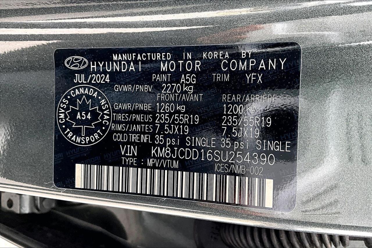 2025 Hyundai Tucson Hybrid ULTIMATE AWD   GREY LEATHER SEATS   FULLY LOADED! Photo