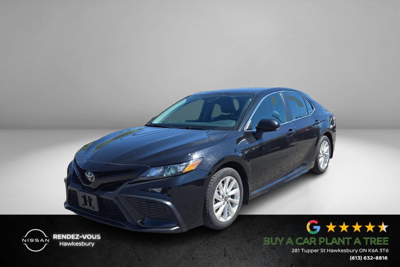The 2023 Toyota Camry SE FWD offers a perfect balance of sporty styling, comfort, and reliability. Powered by a fuel-efficient 2.5L 4-cylinder engine paired with an 8-speed automatic transmission, it delivers a smooth and responsive driving experience. The SE trim adds sporty exterior accents, alloy wheels, a leather-wrapped steering wheel, and upgraded interior finishes, while Toyota Safety Sense technology provides advanced driver assistance features for added confidence on the road. Spacious, dependable, and stylish, the Camry SE is an excellent choice for daily commuting or family driving.