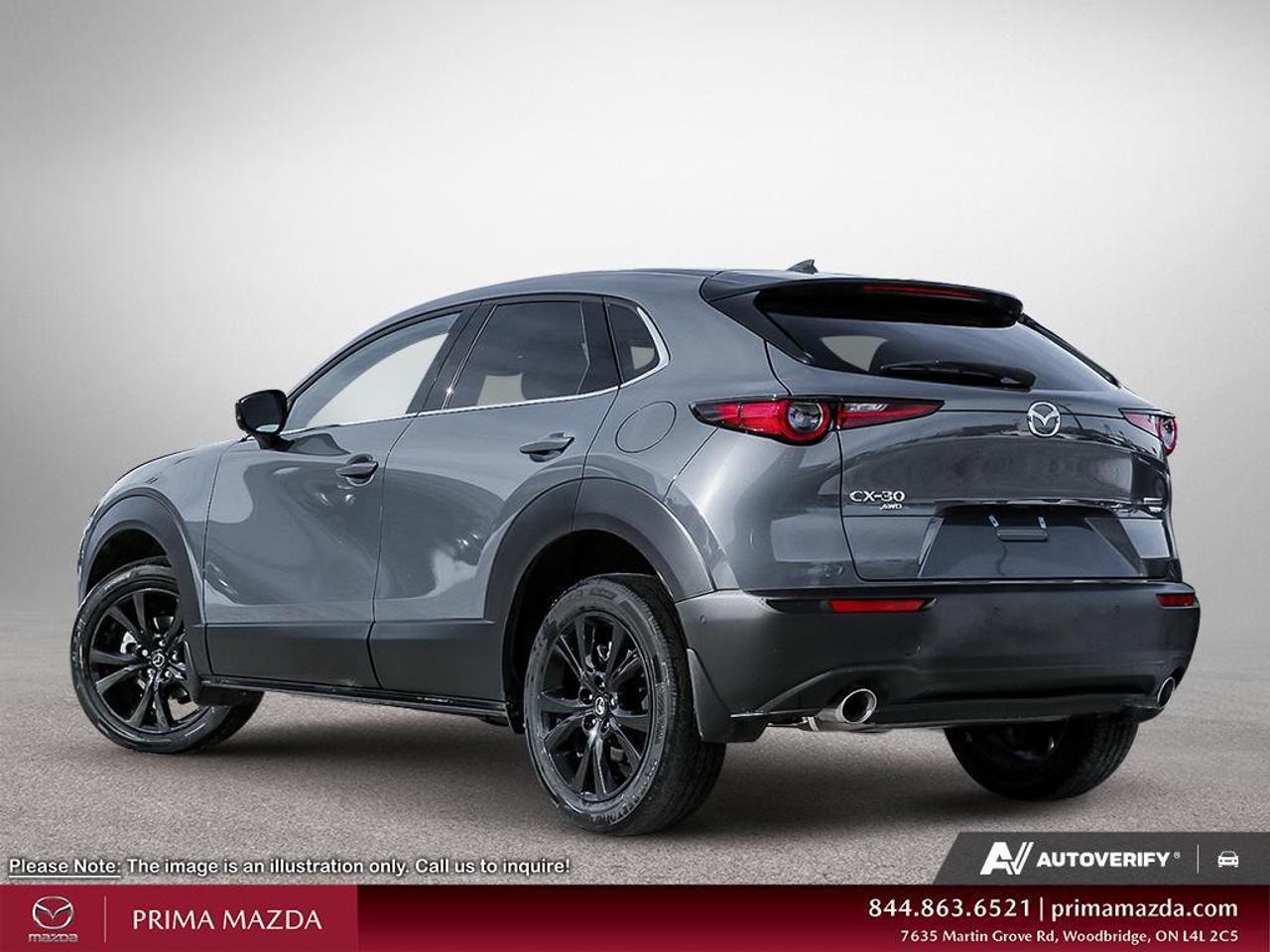 2025 Mazda CX-30 GT TURBO/ POLYM GREY ON RED INTERIOR/ CASH PRICE Photo
