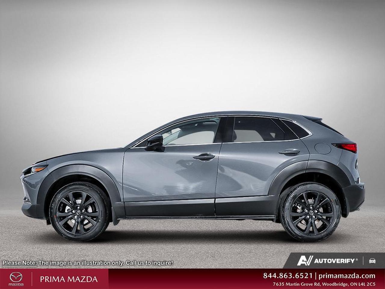 2025 Mazda CX-30 GT TURBO/ POLYM GREY ON RED INTERIOR/ CASH PRICE Photo
