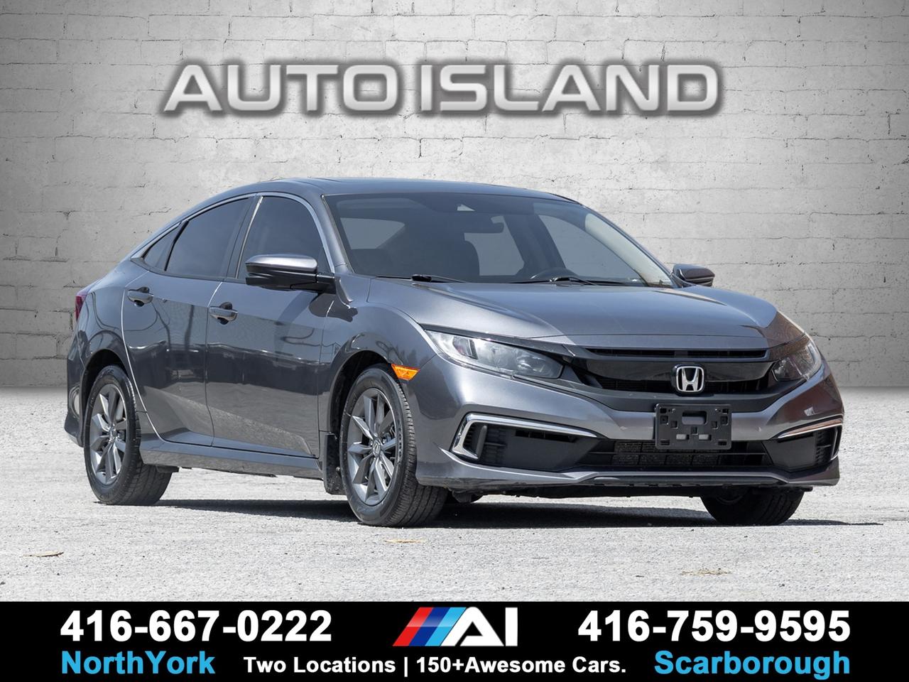 2021 Honda Civic EX -One Owner-Sunroof-Remote Start-CarPlay- Photo0