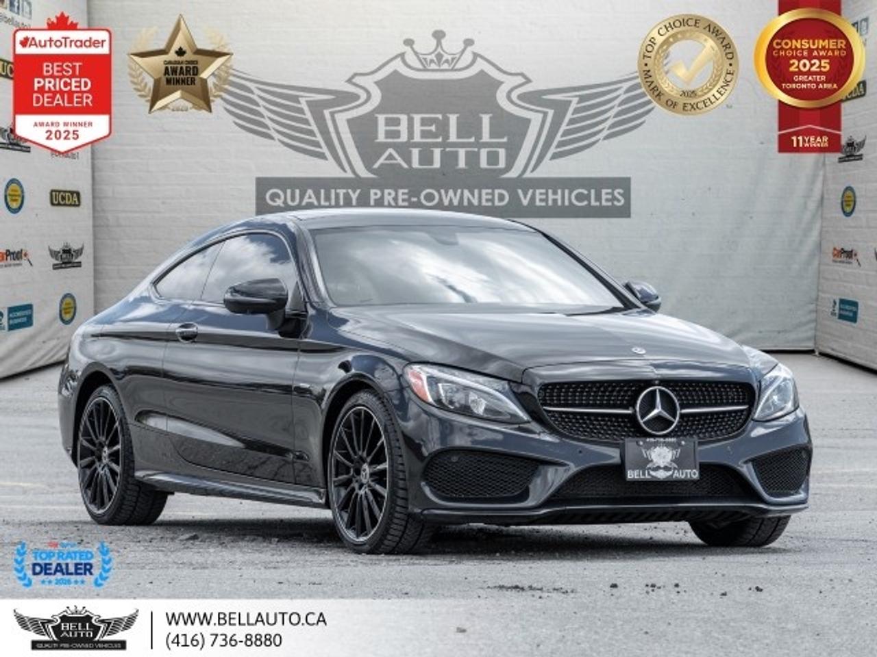 2018 Mercedes-Benz C-Class C300   AMGPKG   NIGHTPKG   NAVI   360CAM   BRMSTR Photo0