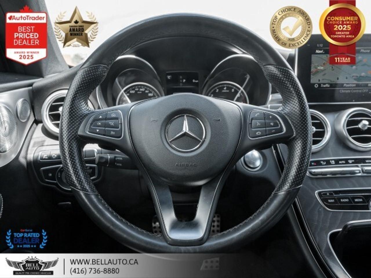 2018 Mercedes-Benz C-Class C300   AMGPKG   NIGHTPKG   NAVI   360CAM   BRMSTR Photo