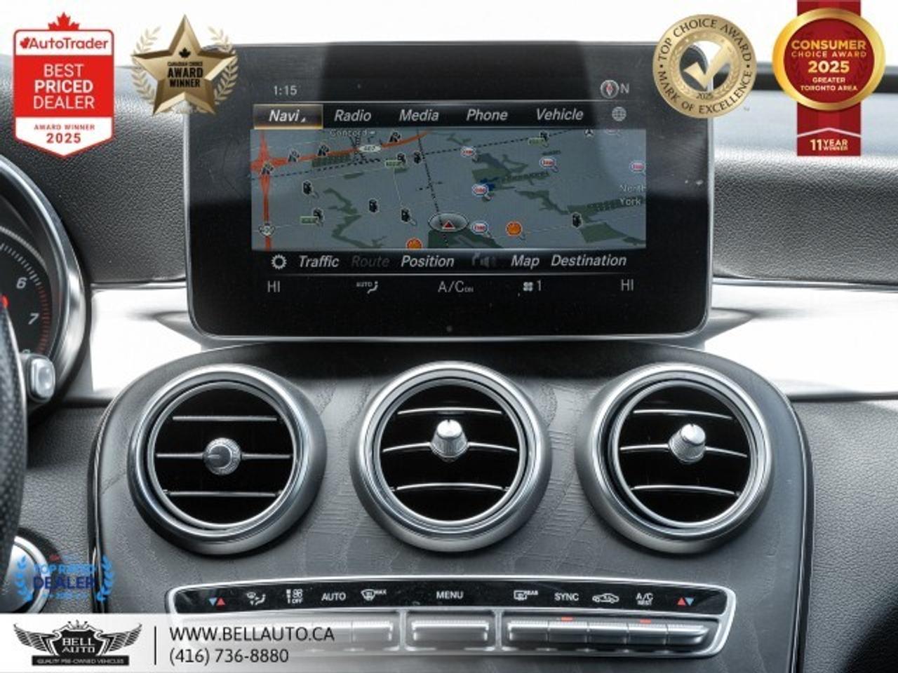 2018 Mercedes-Benz C-Class C300   AMGPKG   NIGHTPKG   NAVI   360CAM   BRMSTR Photo