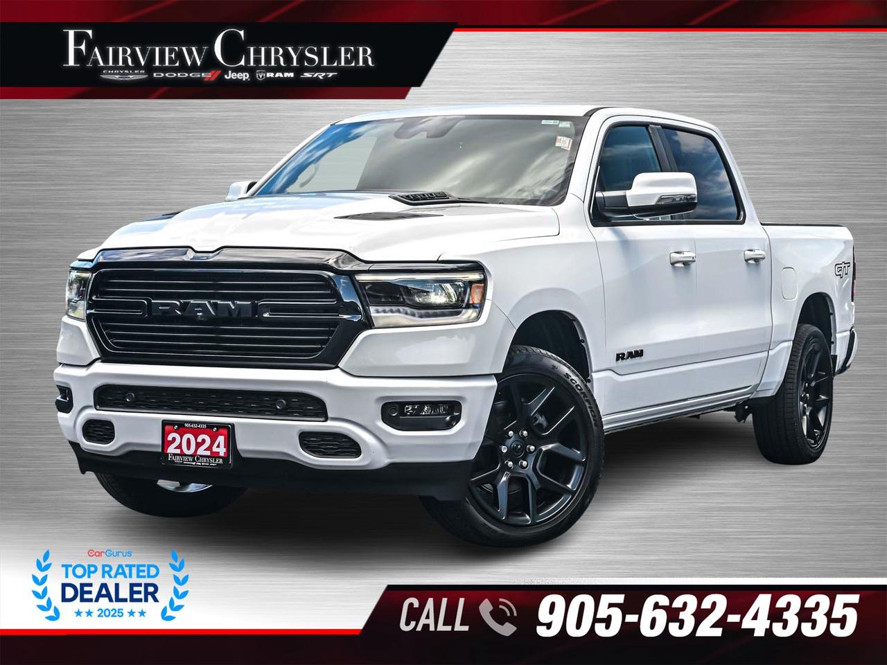 2024 RAM 1500 Sport PANO ROOF   G/T PKG   BLIND SPOT   CARPLAY Photo0