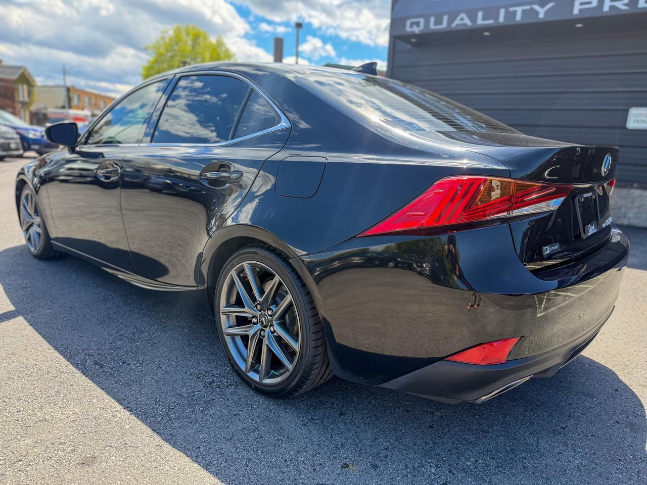2018 Lexus IS IS 300/F-sport/AWD/ROOF/CAMERA/RED LEATHER/LOW KM Photo