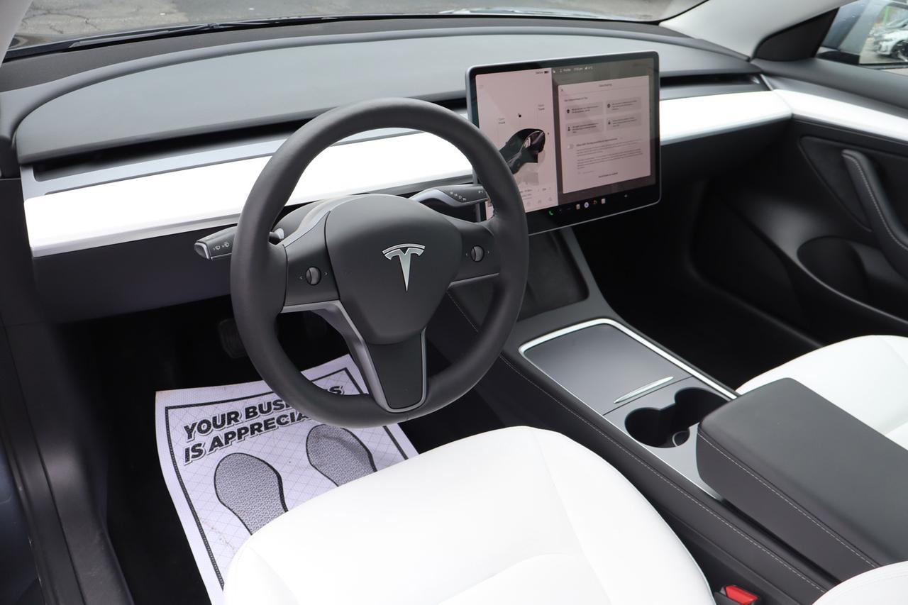 2023 Tesla Model 3 Standard Range Plus   No Accident   White Interior Photo