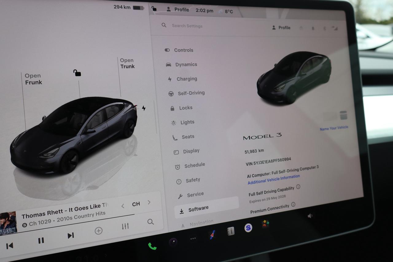 2023 Tesla Model 3 Standard Range Plus   No Accident   White Interior Photo