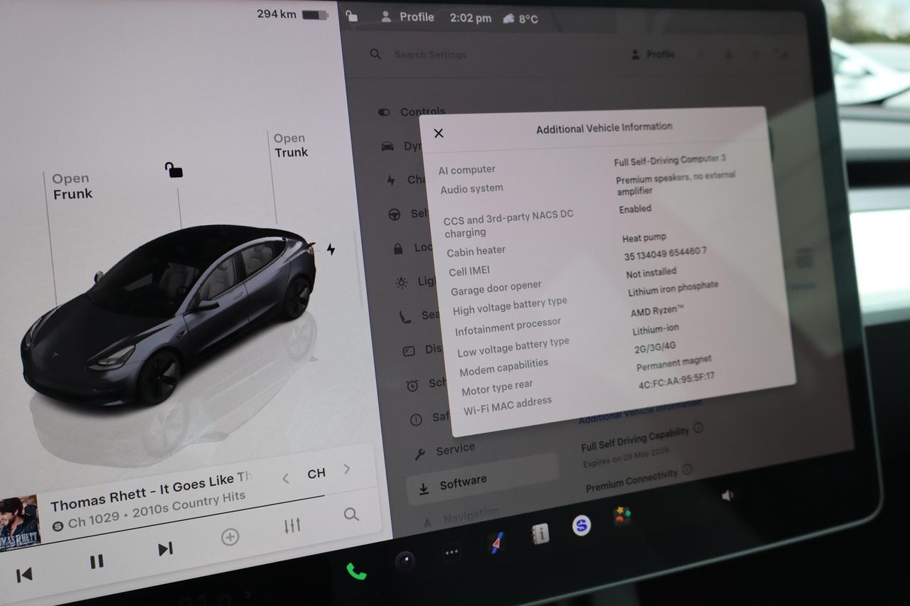 2023 Tesla Model 3 Standard Range Plus   No Accident   White Interior Photo