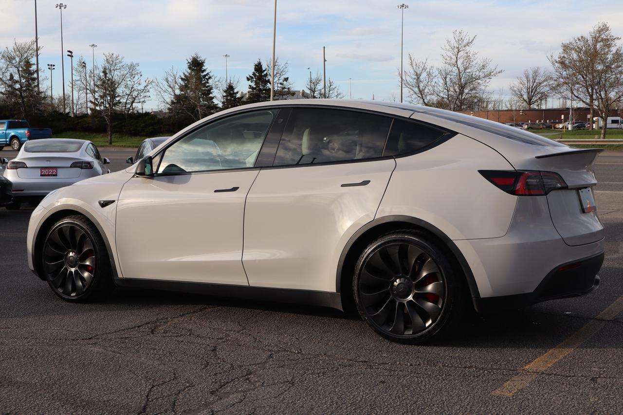 2021 Tesla Model Y Performance   Dual Motor   No Accident   White Int Photo