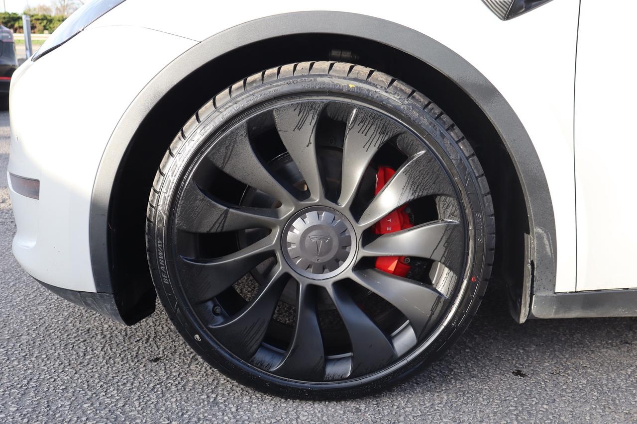 2021 Tesla Model Y Performance   Dual Motor   No Accident   White Int Photo
