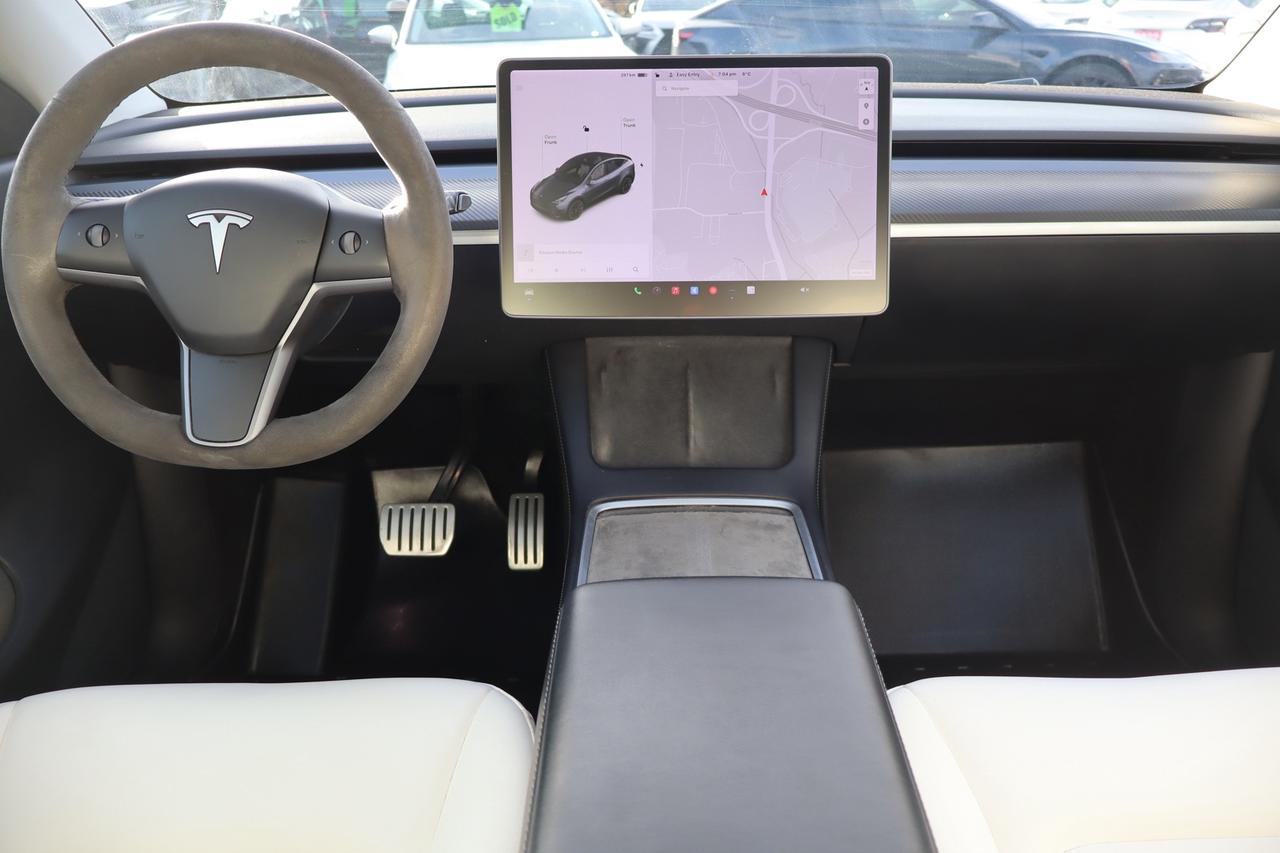 2021 Tesla Model Y Performance   Dual Motor   No Accident   White Int Photo