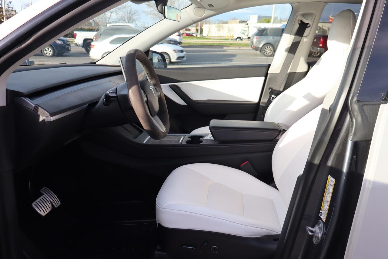 2021 Tesla Model Y Performance   Dual Motor   No Accident   White Int Photo