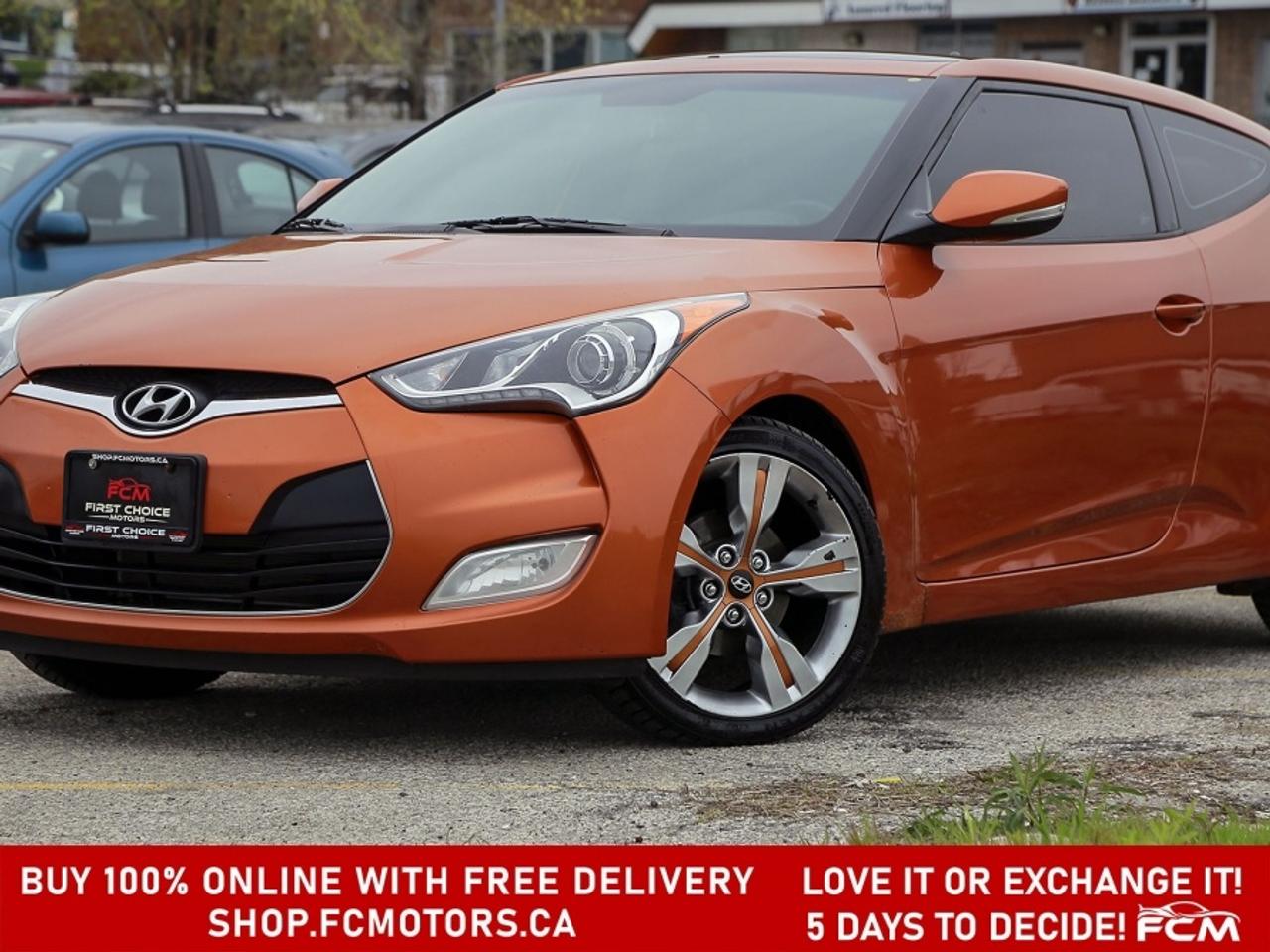 2014 Hyundai Veloster TECH ~MANUAL, FULLY CERTIFIED WITH WARRANTY!!!!~ Photo