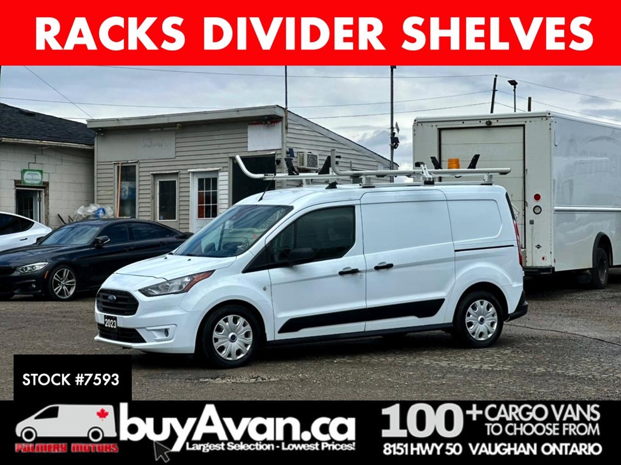 2023 Ford Transit Connect Cargo Van Transit Connect XLT + Racks Divider Shelves Photo