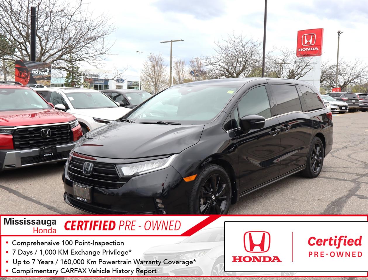 2024 Honda Odyssey Black Edition Passenger Van Photo0