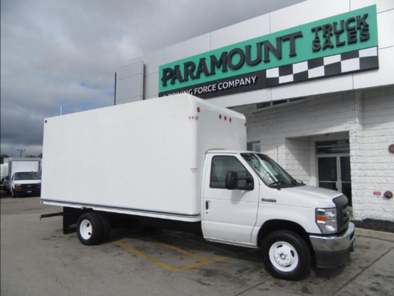 2025 Ford Super Duty E-450 DRW GAS 16FT HIGH BOX CUBE VAN WITH ROLL OUT RAMP Photo