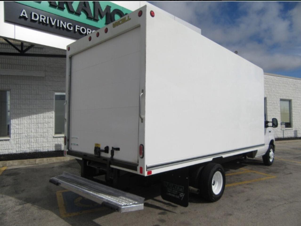 2025 Ford Super Duty E-450 DRW GAS 16FT HIGH BOX CUBE VAN WITH ROLL OUT RAMP Photo