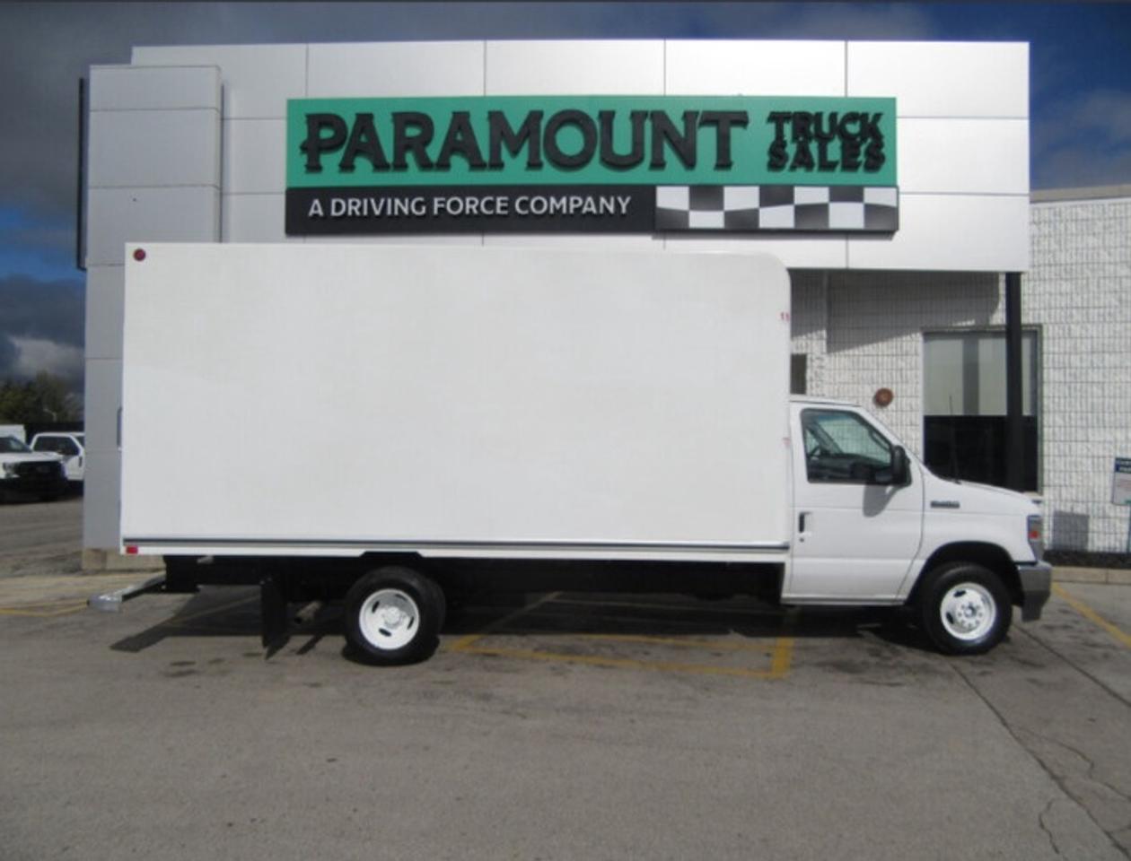 2025 Ford Super Duty E-450 DRW 16FT HIGH BOX CUBE VAN WITH ROLL OUT RAMP Photo
