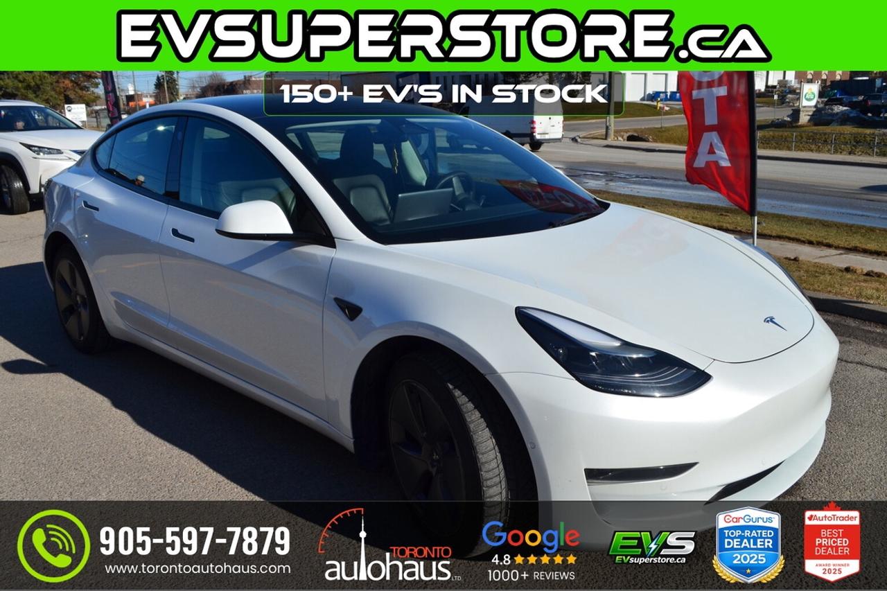 2021 Tesla Model 3 SR+ I OVER 100 TESLAS EVSUPERSTORE.CA Photo