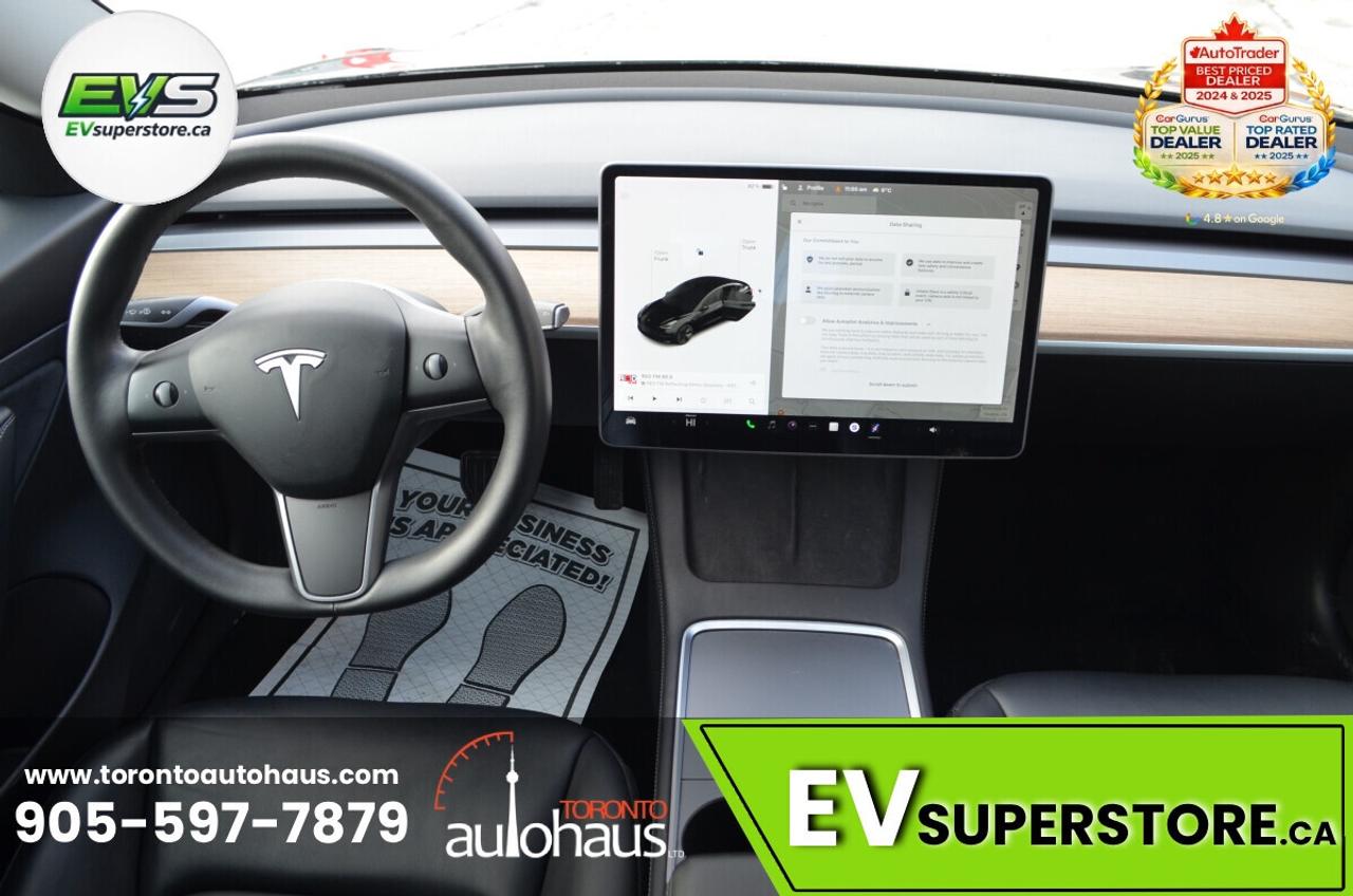 2021 Tesla Model 3 SR+I OVER 100 TESLAS AT EVSUPERSTORE.CA Photo