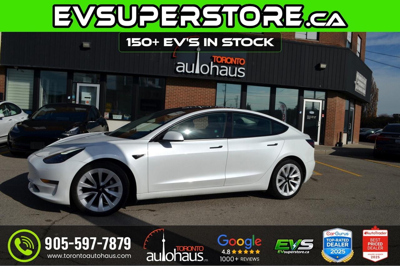 2021 Tesla Model 3 SR+ I OVER 100 TESLAS EVSUPERSTORE.CA Photo